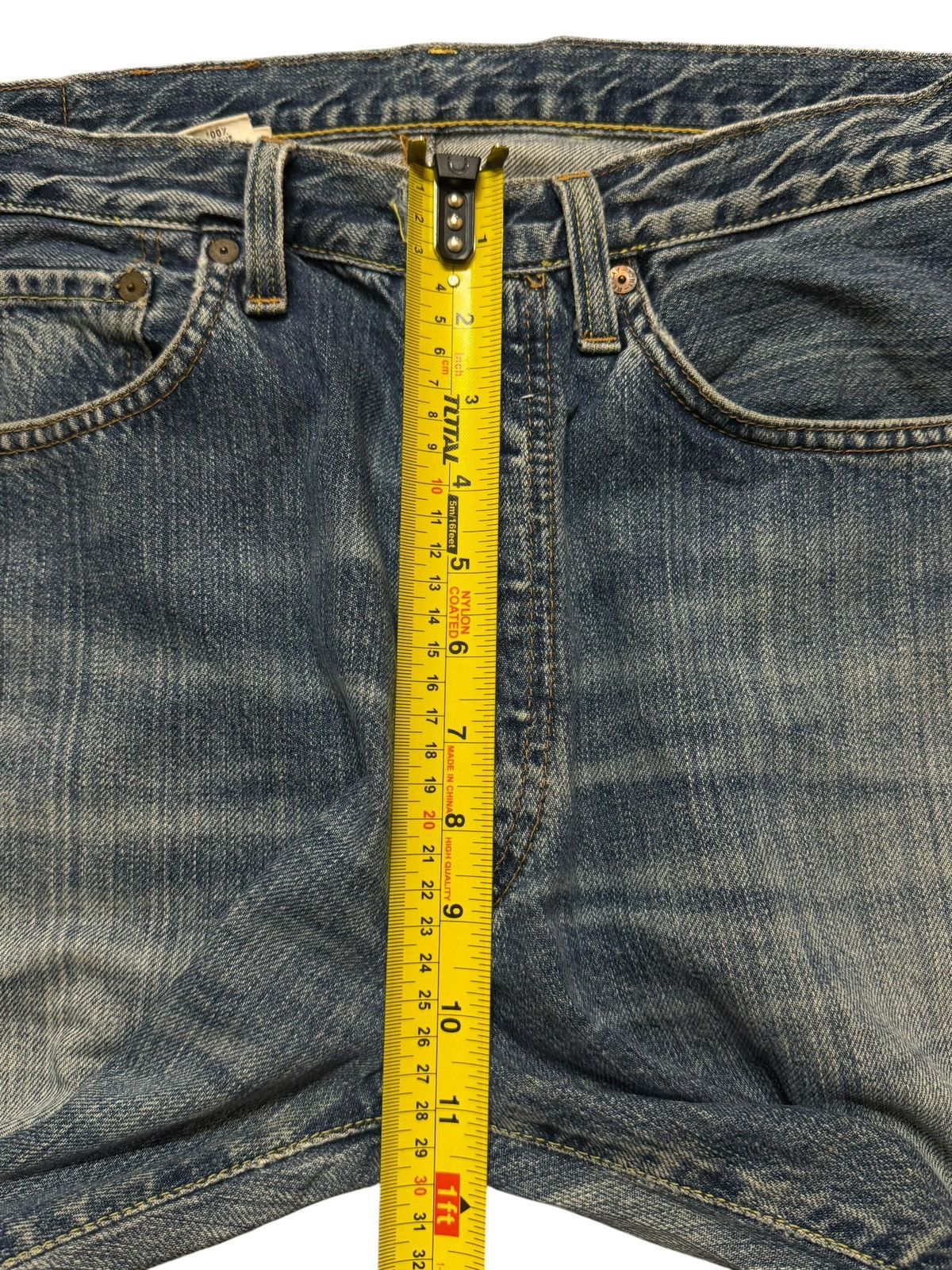 Replay Vintage Italy Replay Blue Faded Wash Distress Relaxed Loose Size US 30 / EU 46 - 12 Thumbnail