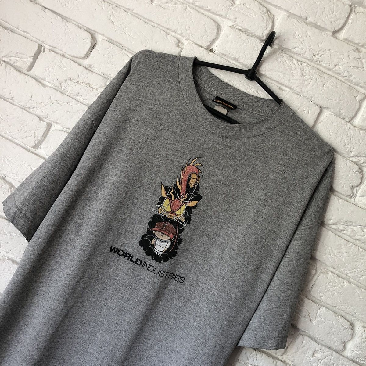 Hook-Ups World Industries skateboard vintage tee t shirt Size US XL / EU 56 / 4 - 2 Thumbnail