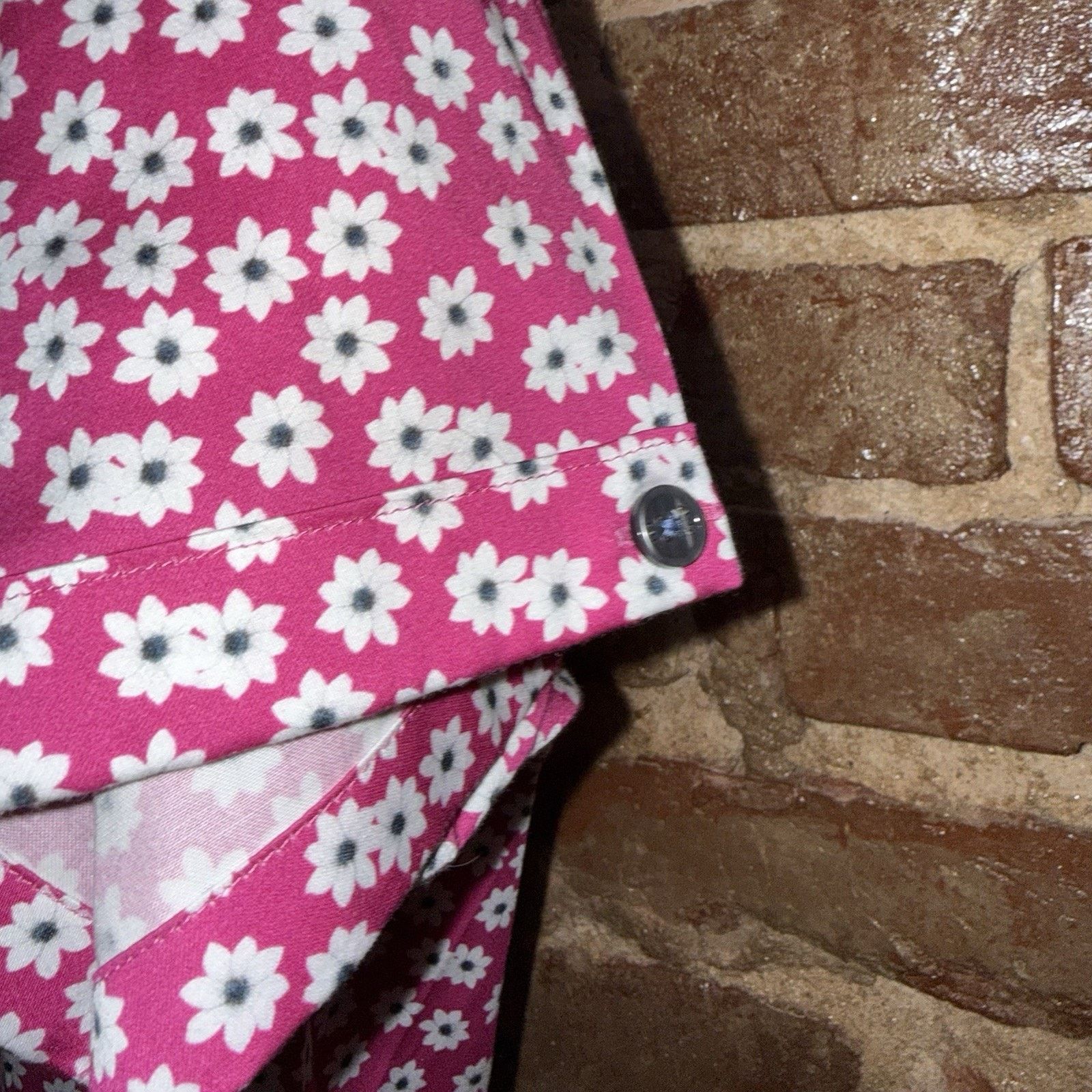 Ted Baker Ted Baker Pink Floral Valentine 💘 Button Down L Luxury EUC Size US L / EU 52-54 / 3 - 4 Thumbnail