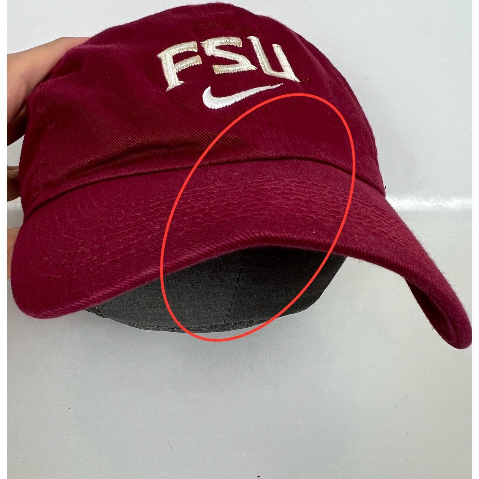 Nike Nike Florida State Seminoles Strapback Hat Cap Embroidered S Size ONE SIZE - 3 Thumbnail