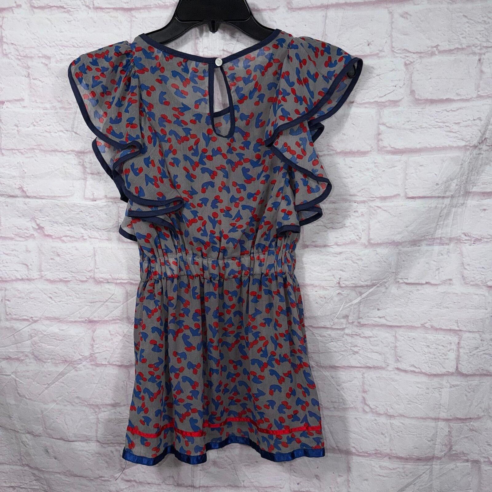 Viktor & Rolf Viktor & Rolf Medium Women's Silk Ruffle Top Size M / US 6-8 / IT 42-44 - 6 Thumbnail