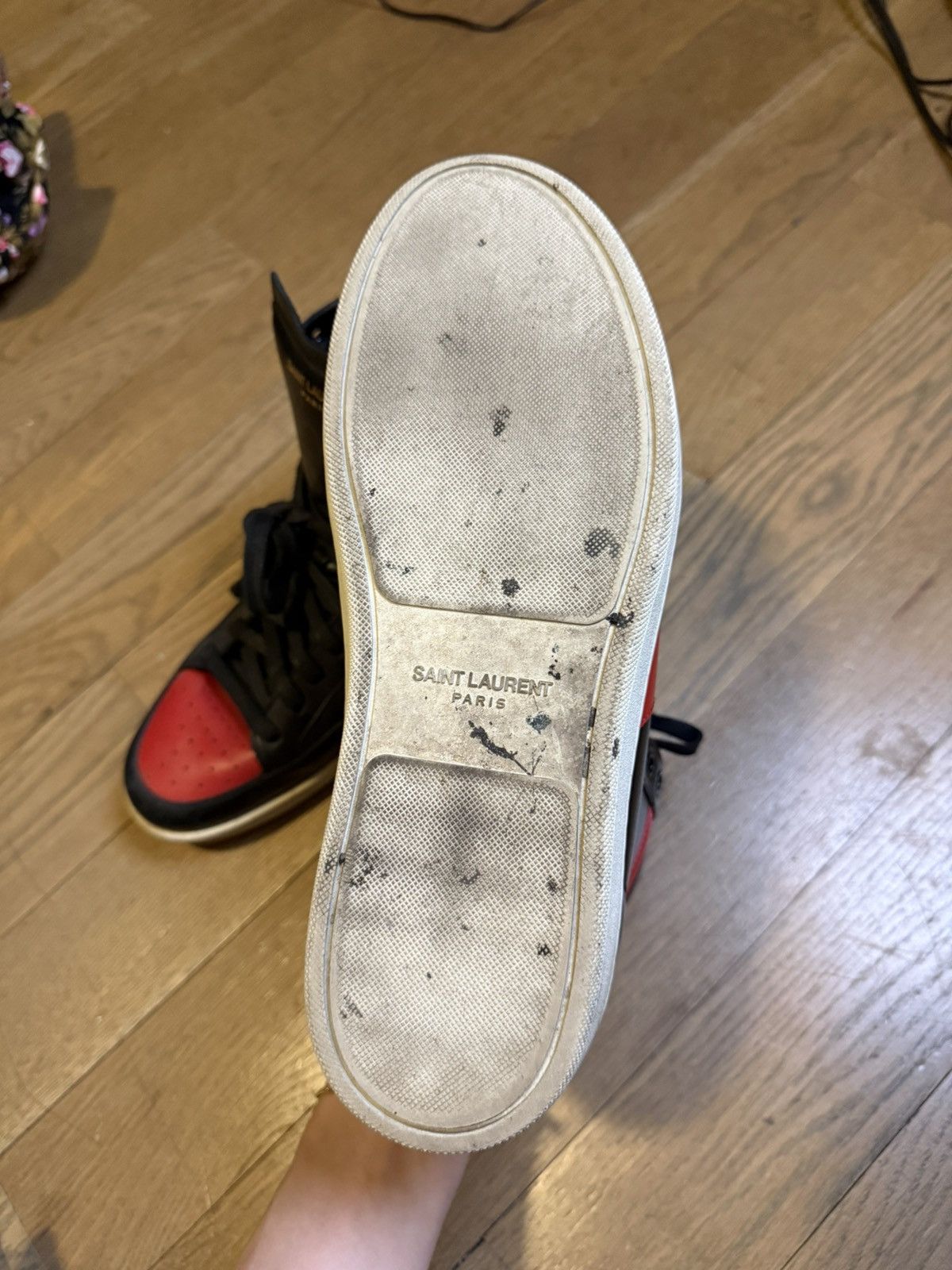 Saint Laurent Paris Saint laurent SL/10H bred sneakers Size US 8 / EU 41 - 7 Thumbnail