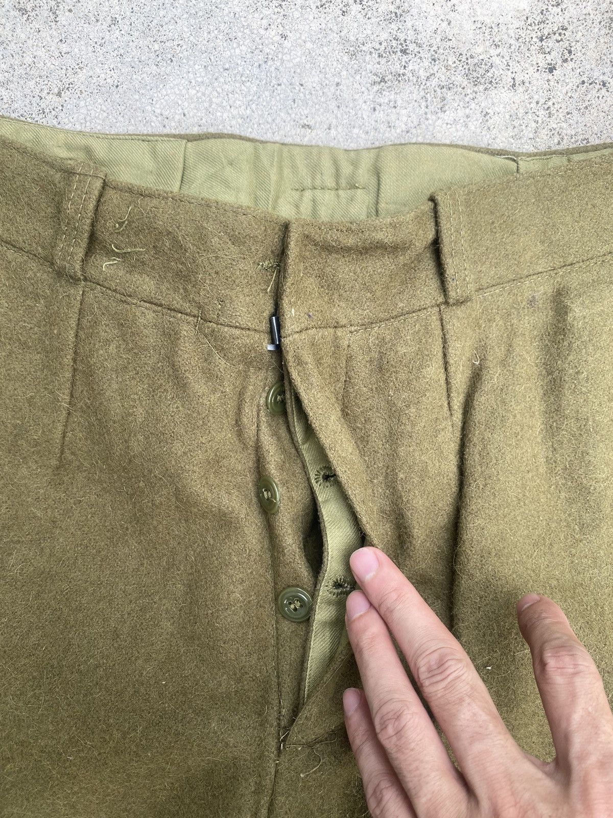 Third & Army × Vintage Vintage 40s Soviet Union Russia Army Military Wool Pants Size US 30 / EU 46 - 5 Thumbnail