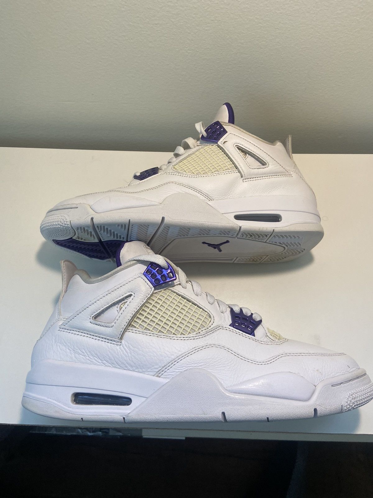 Jordan Brand Jordan 4 Retro Mid Purple Metallic Size US 11 / EU 44 - 3 Thumbnail