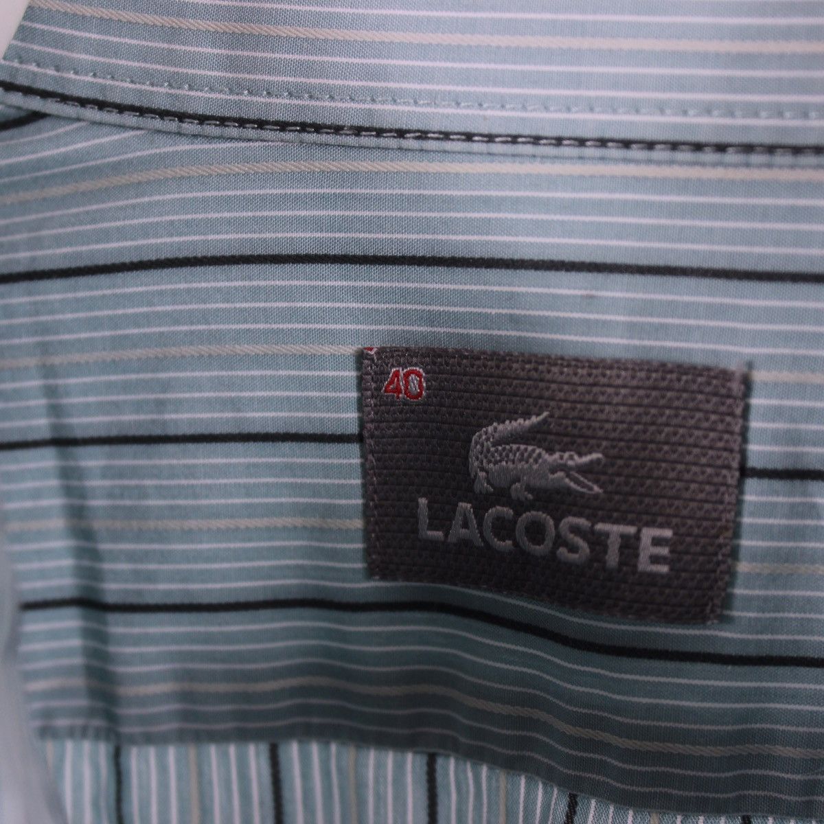 Lacoste Vintage Lacoste Long Sleeve Shirt Size US M / EU 48-50 / 2 - 5 Thumbnail