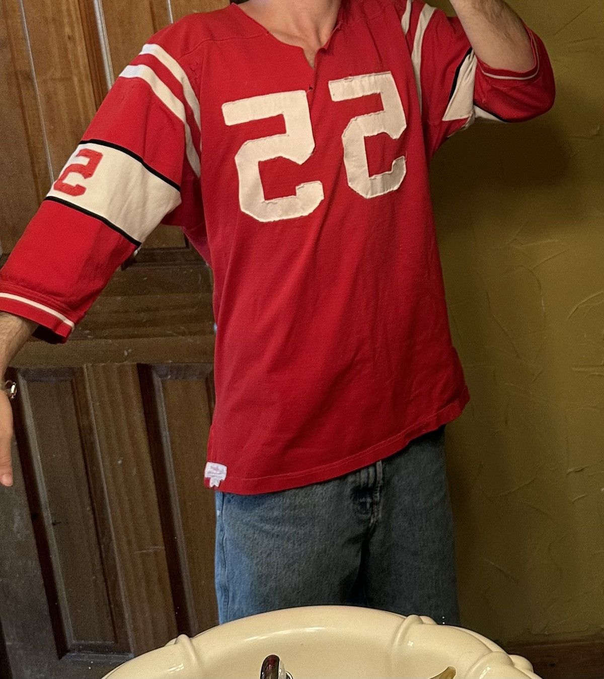 Vintage Vintage 1970’s football jersey Size US L / EU 52-54 / 3 - 6 Thumbnail