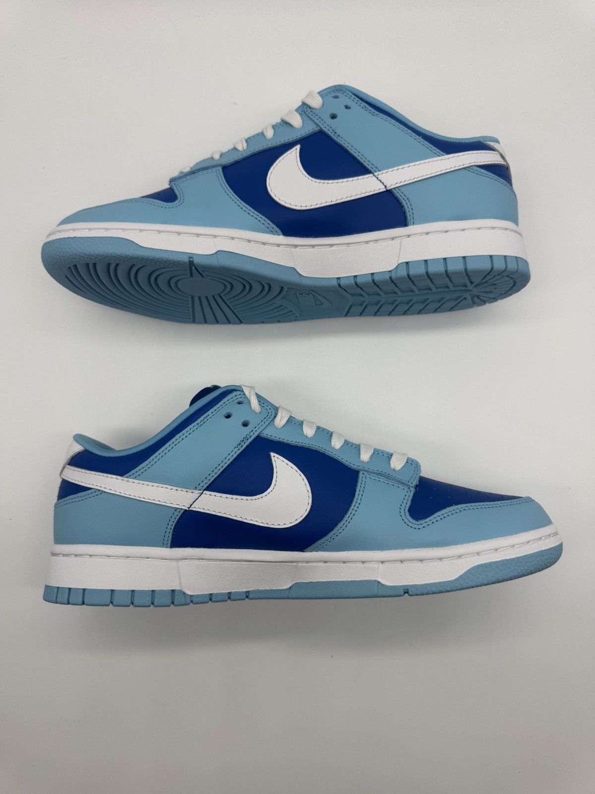 Nike Nike Dunk Low Retro QS "Argon" White Blue Men's Size 9 Size US 9 / EU 42 - 3 Thumbnail