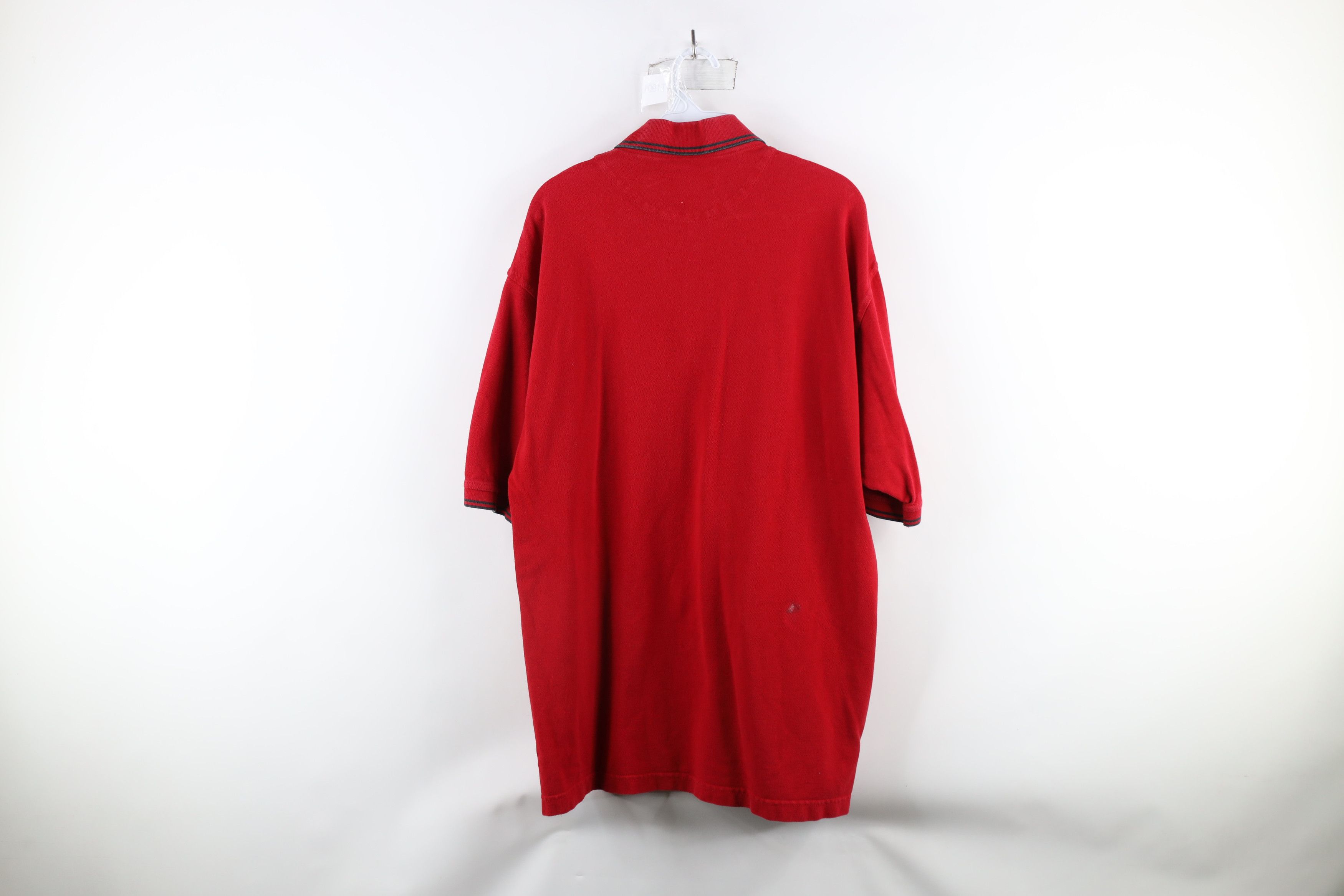 Vintage Vintage 90s Out Ohio State University Golf Polo Shirt Red Size US L / EU 52-54 / 3 - 9 Thumbnail
