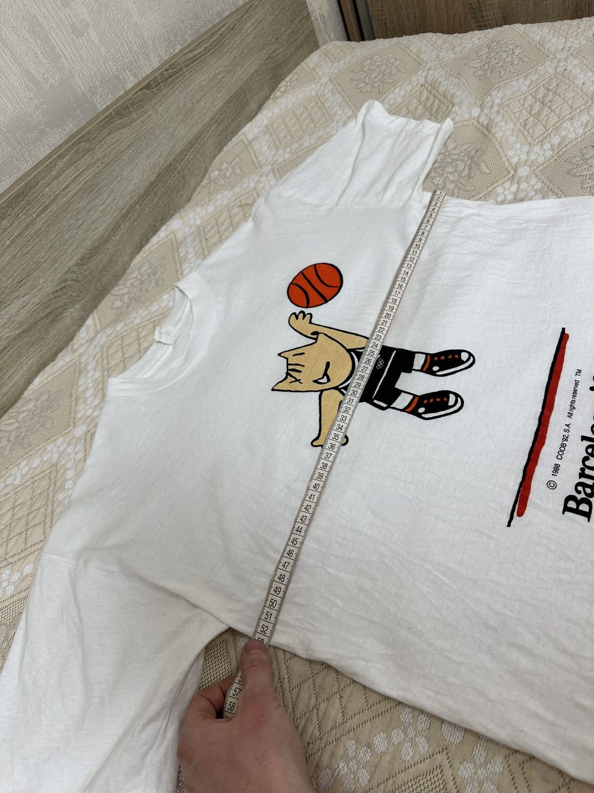 USA Olympics 🔥 1992 RARE Kobi Olympic Games Barcelona Basketball T Shirt Size US XL / EU 56 / 4 - 12 Thumbnail