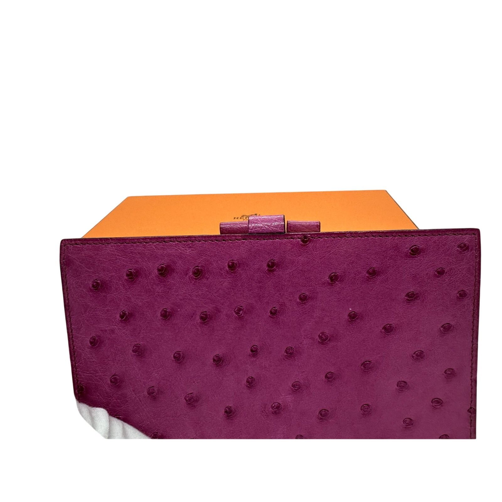 Hermes HERMES Globetrotter NotebookAgenda Ostrich Pink-RARE EUCwbox Size ONE SIZE - 7 Thumbnail
