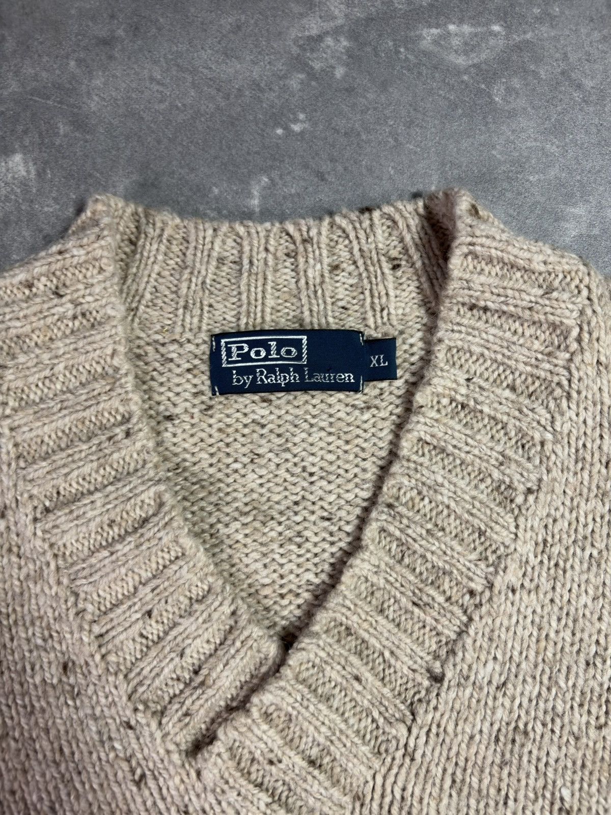 Polo Ralph Lauren Polo Ralph Lauren Wool Alpaca Oatmeal Elbow Patches Knit XL Size US XL / EU 56 / 4 - 10 Thumbnail