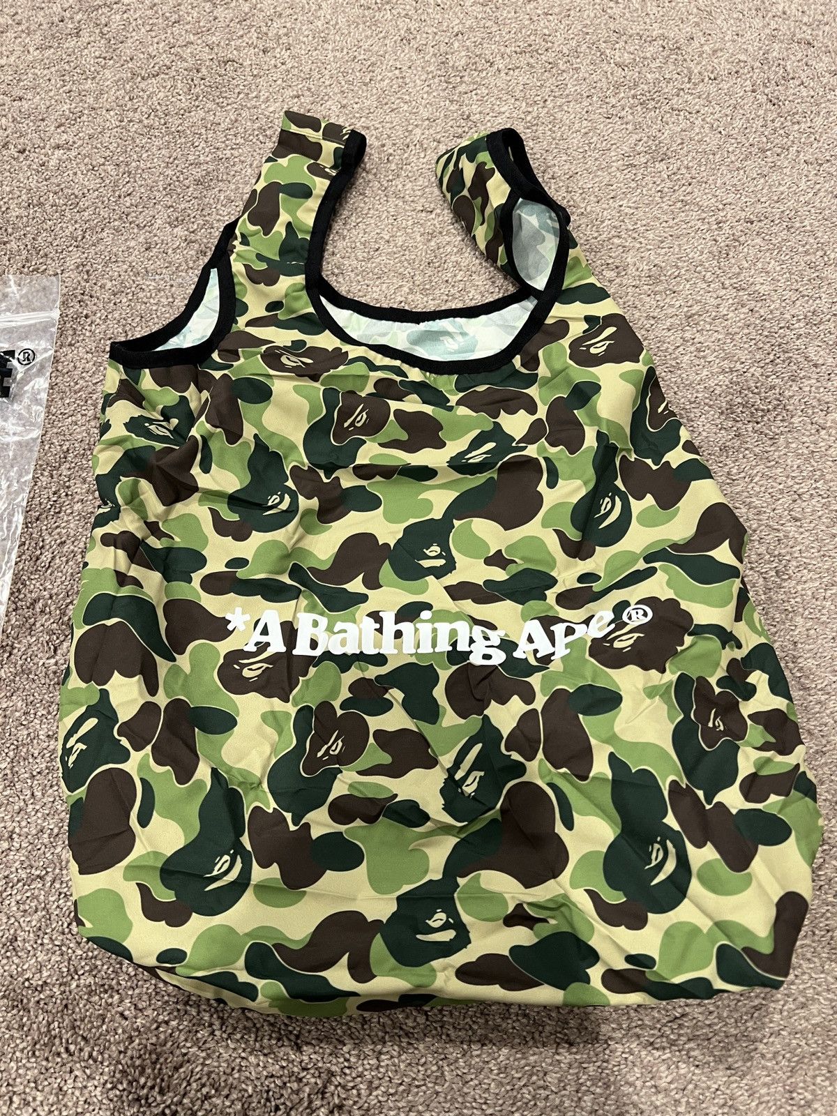 Bape Brand new A Bathing Ape Bape camo green utility bag Size 28 - 2 Thumbnail