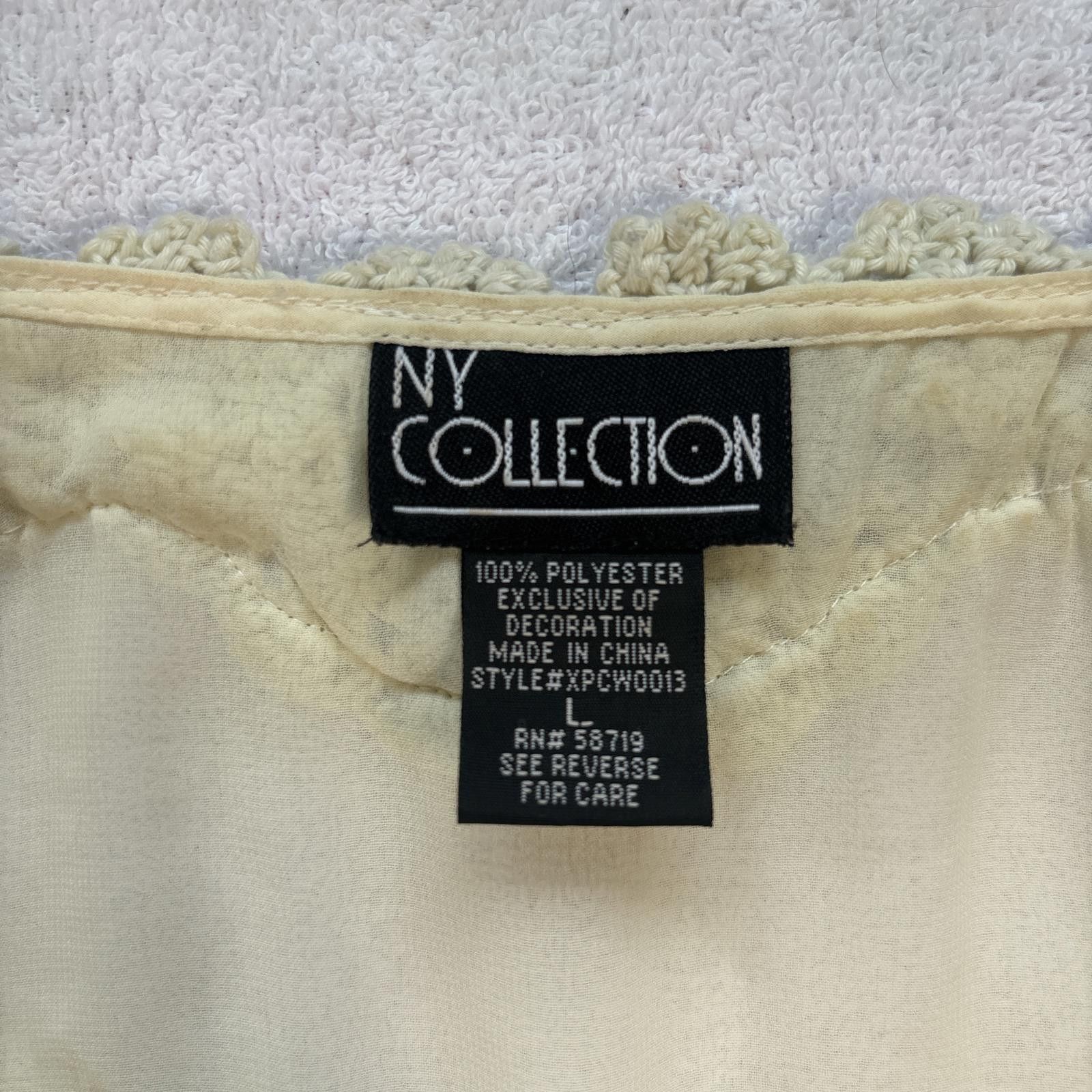 Other vintage cottage core crochet tie back blouse Size L / US 10 / IT 46 - 4 Thumbnail