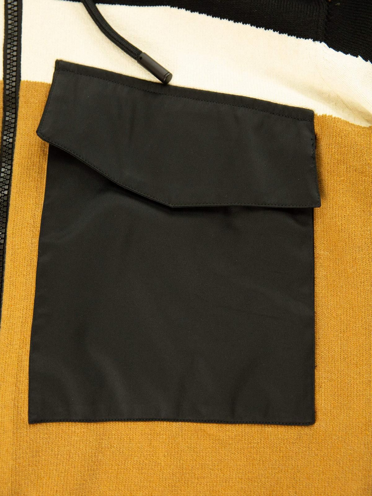Burberry Burberry Mens Knit-Nylon Hybrid Zip Hoodie Small Black Size US S / EU 44-46 / 1 - 4 Thumbnail