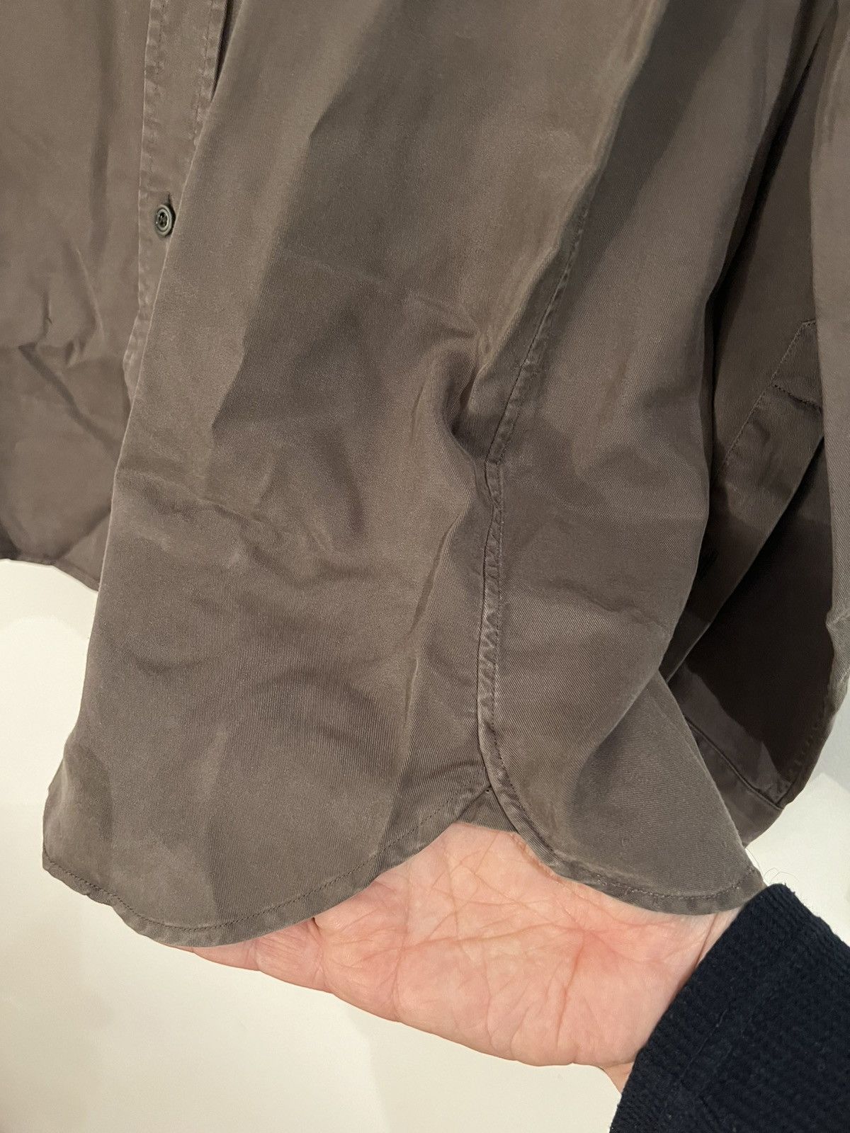Tom Ford TOM FORD Long Sleeves Brown Shirt 15.3/4 40 100% LYOCELL Size US M / EU 48-50 / 2 - 7 Thumbnail