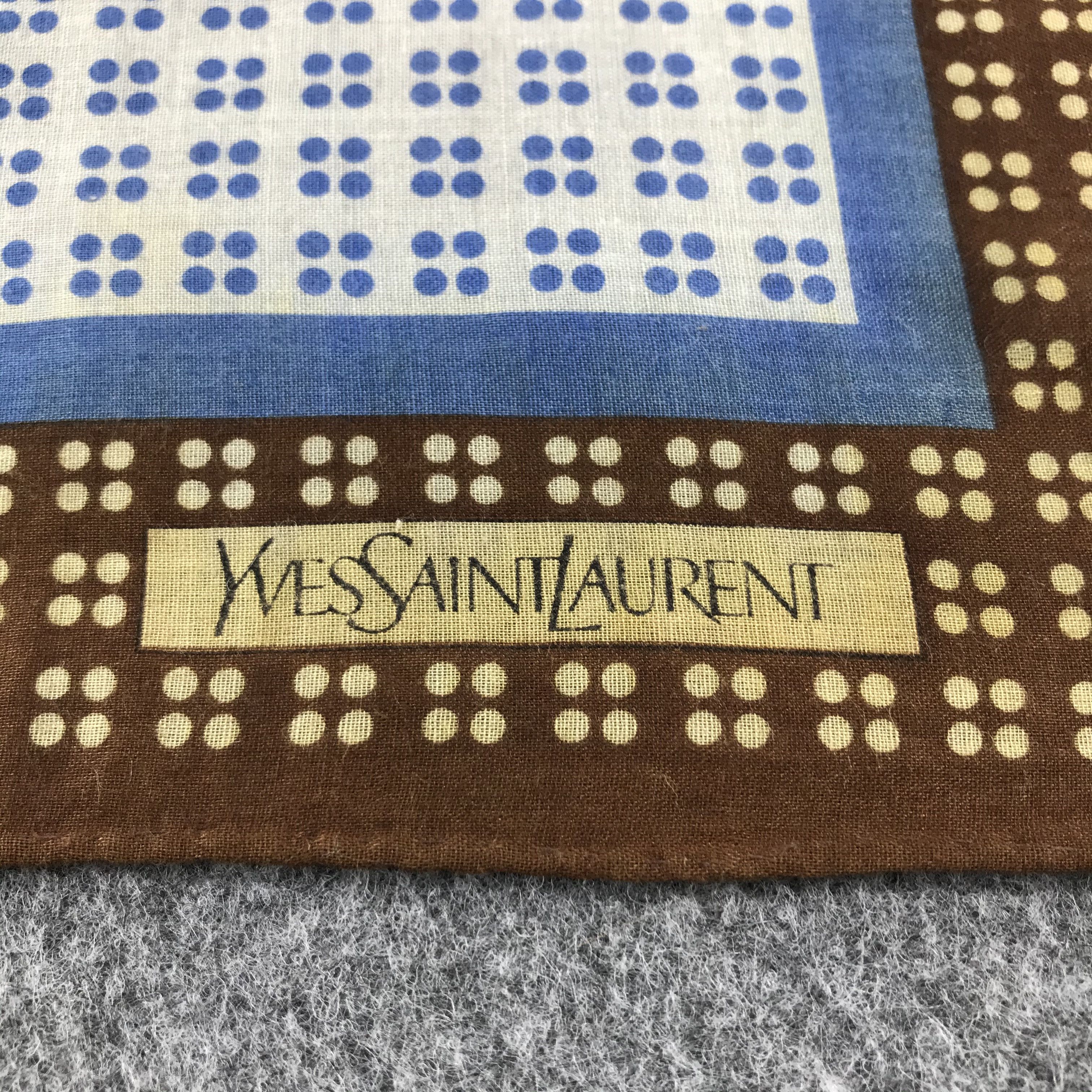 Yves Saint Laurent Yves Saint Laurent Handkerchief Neckerchief Bandana H380 Size ONE SIZE - 4 Thumbnail