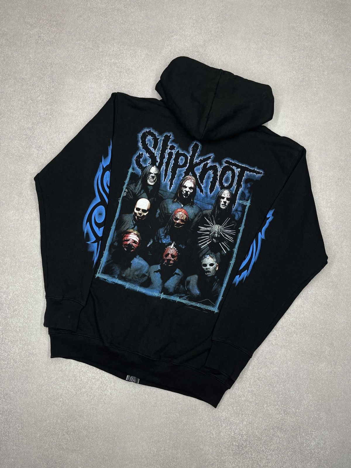 Slipknot Vintage Slipknot Zip Hoodie Black Big Logo Metal Rock Size US L / EU 52-54 / 3 - 1 Thumbnail