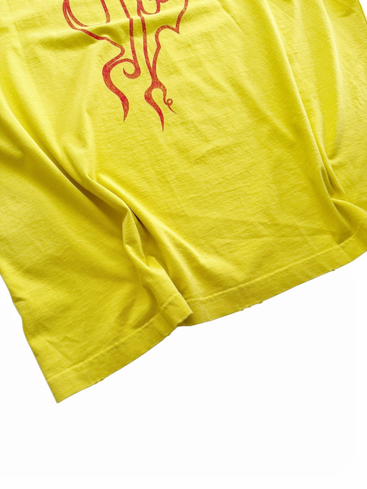 Balenciaga Darkwave Vintage Jersey Yellow Flame Shirt Size US M / EU 48-50 / 2 - 8 Thumbnail