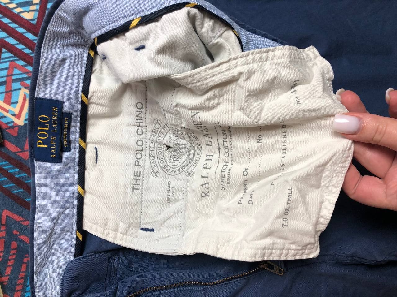 Polo Ralph Lauren Vintage blue Casual Pants Y2K Polo Ralph Lauren Size US 34 / EU 50 - 5 Thumbnail