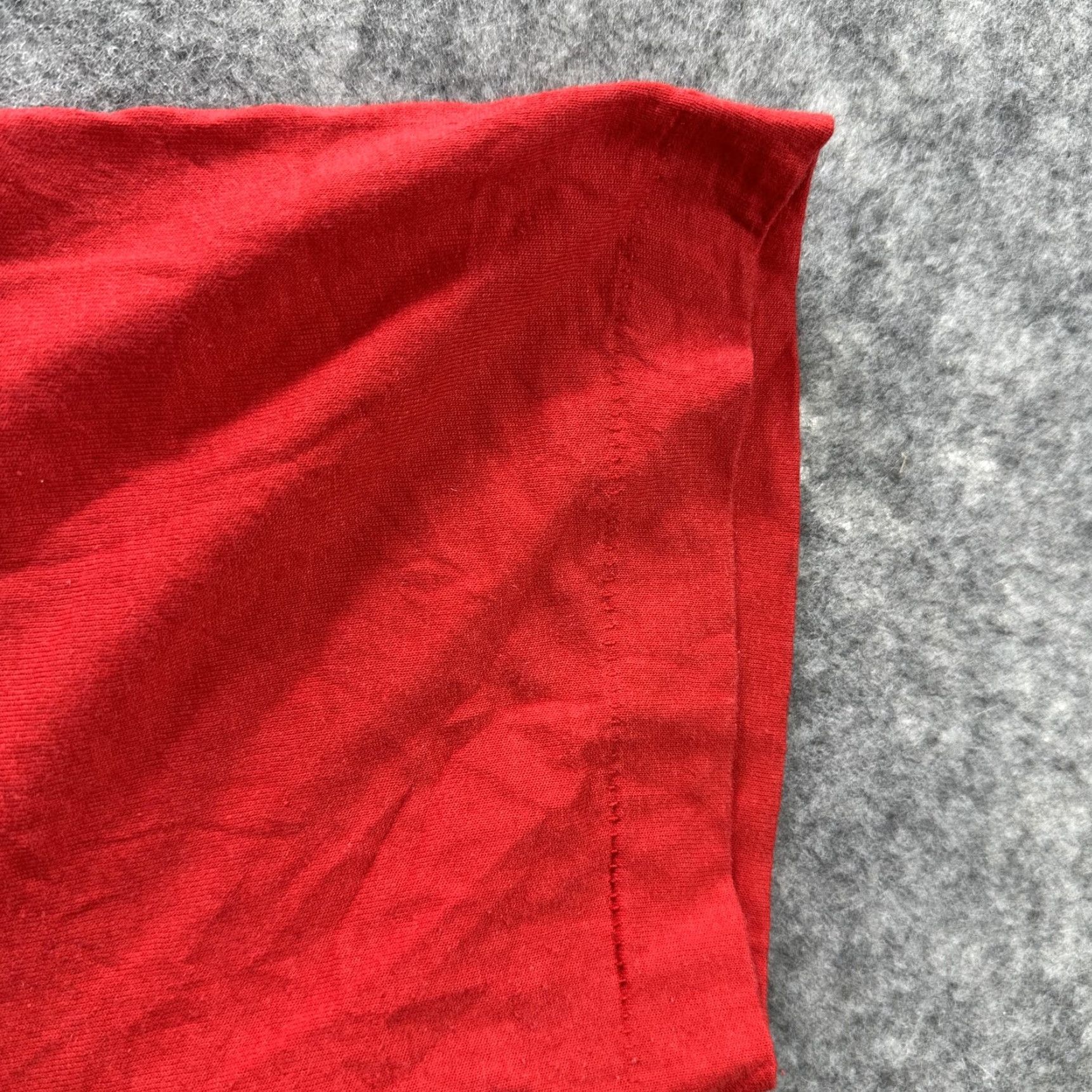 Fruit Of The Loom VINTAGE Sprint Shirt Mens Medium Red Community Volunteer Cares! Tee Made USA 90s Size US M / EU 48-50 / 2 - 6 Thumbnail