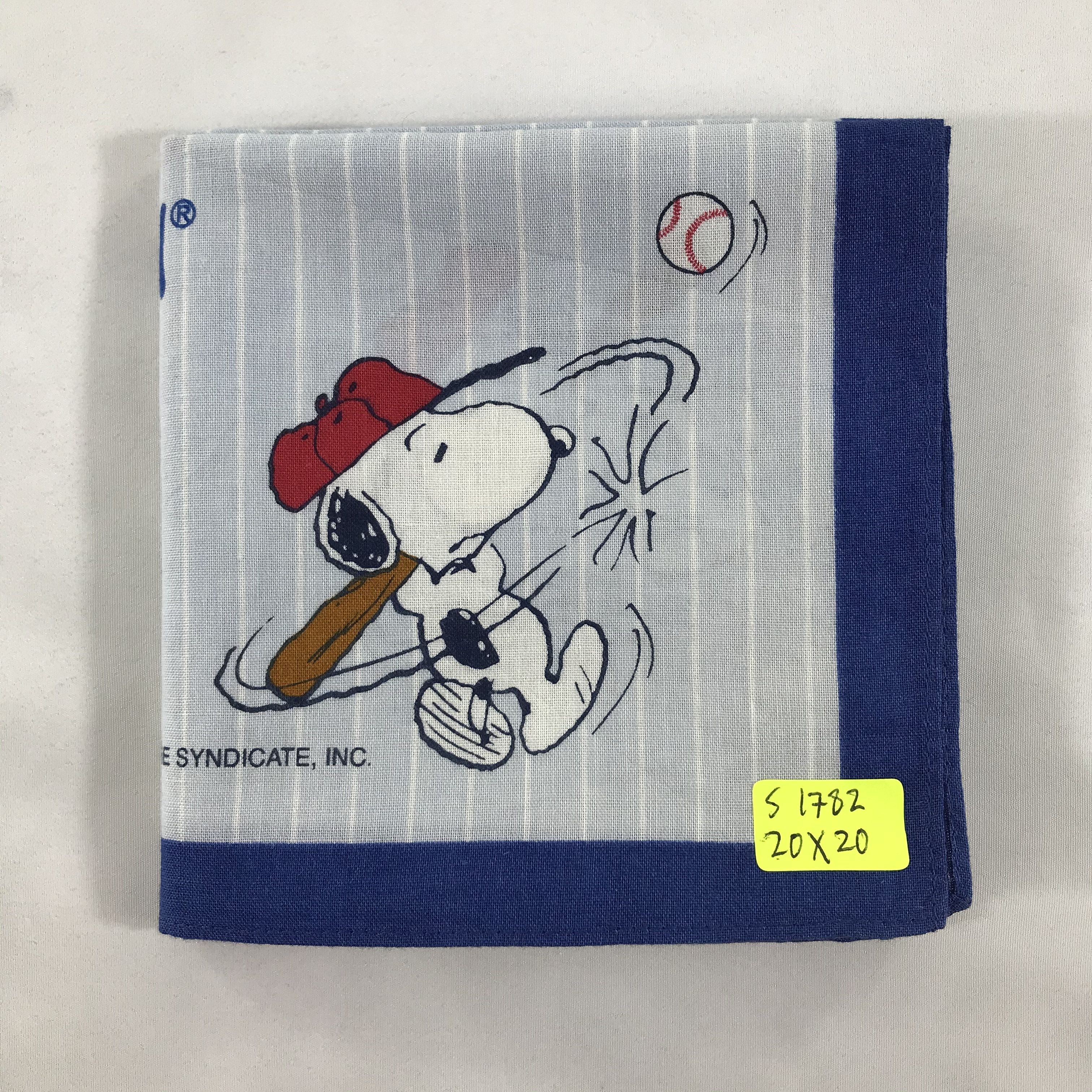 Japanese Brand × Peanuts × Vintage Snoopy Bandana / Handkerchief / Neckerchief - S1782 Size ONE SIZE - 4 Thumbnail