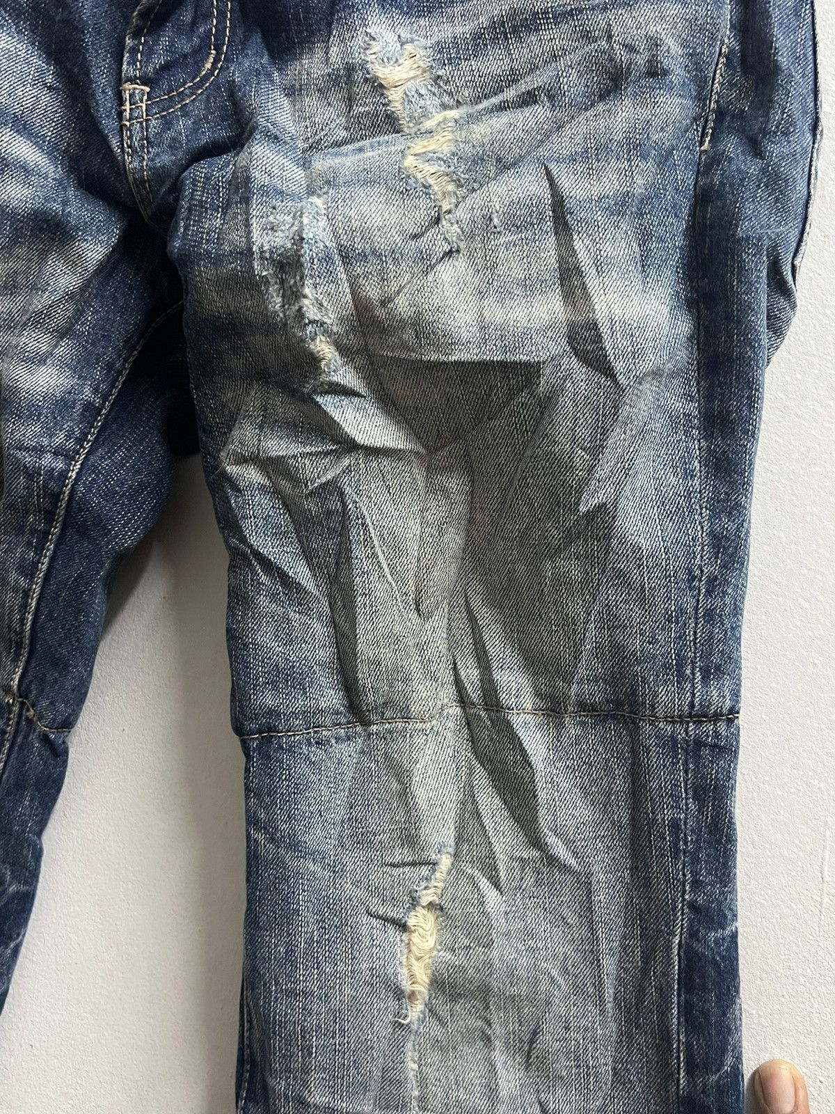 PPFM × Seditionaries PPFM BLUE DENIM JEAN DOUBLE WAIST ZIPPER Size US 34 / EU 50 - 11 Thumbnail