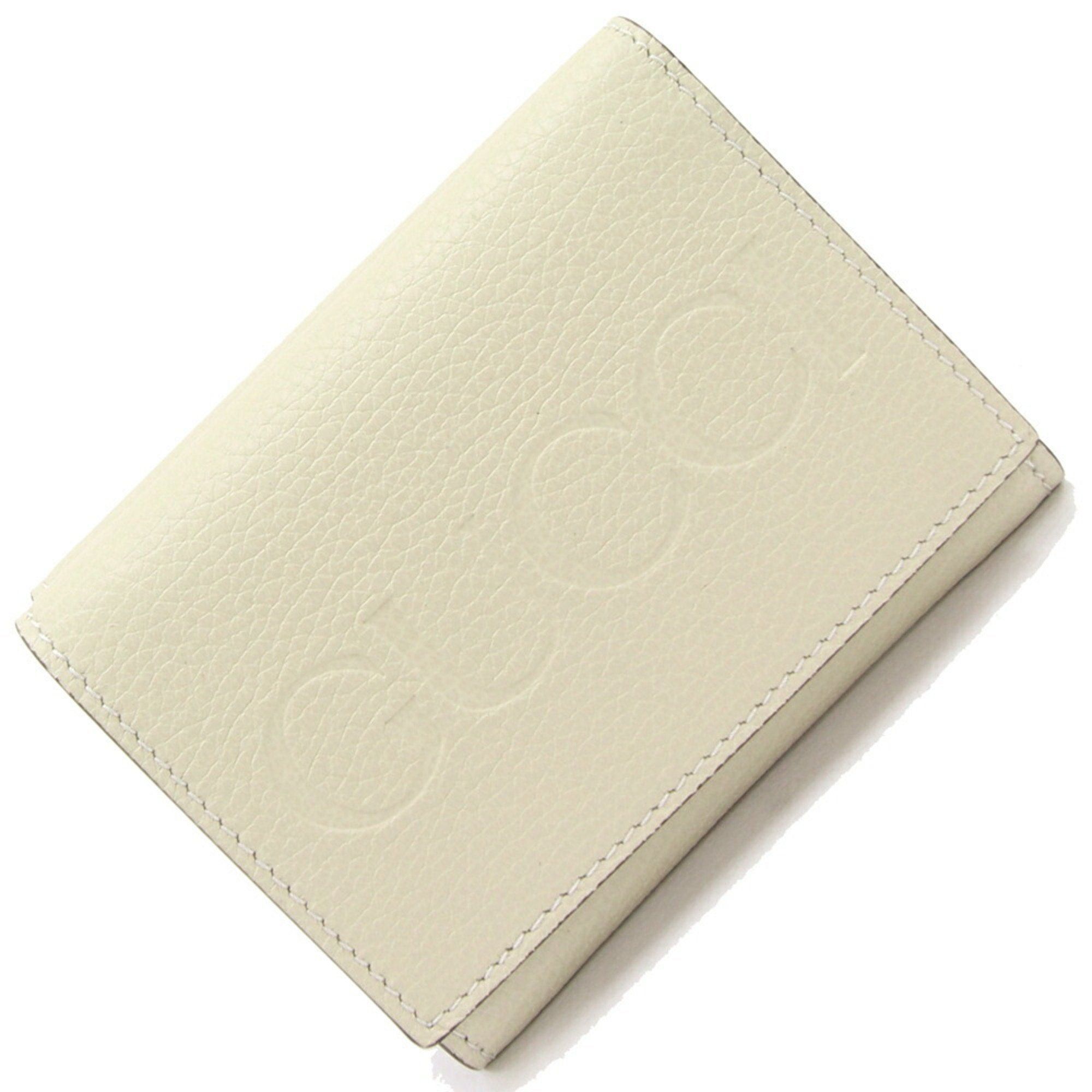 image of Gucci Trifold Wallet Daily Limited 731694 Ivory Leather Compact Double-Sided Ladies in White, Women