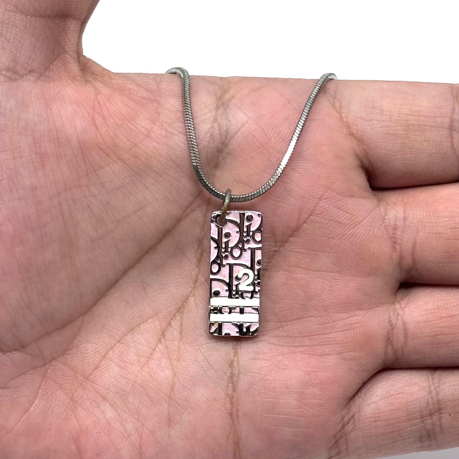 Dior Dior Oblique ’2’ Necklace Size ONE SIZE - 2 Thumbnail
