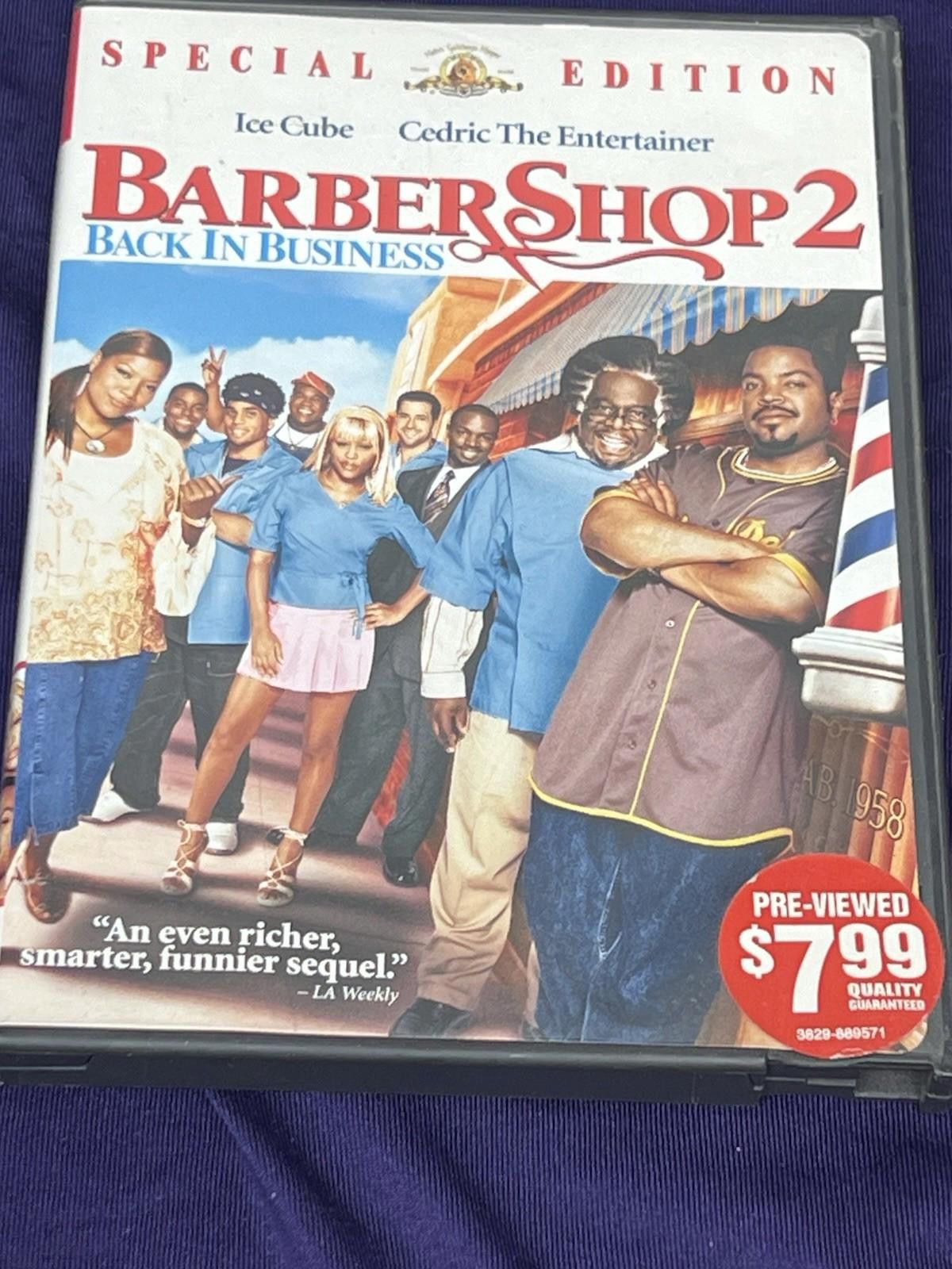 Other Barbershop 2: Back in Business (DVD, 2004, Special Edition) Size ONE SIZE - 2 Thumbnail