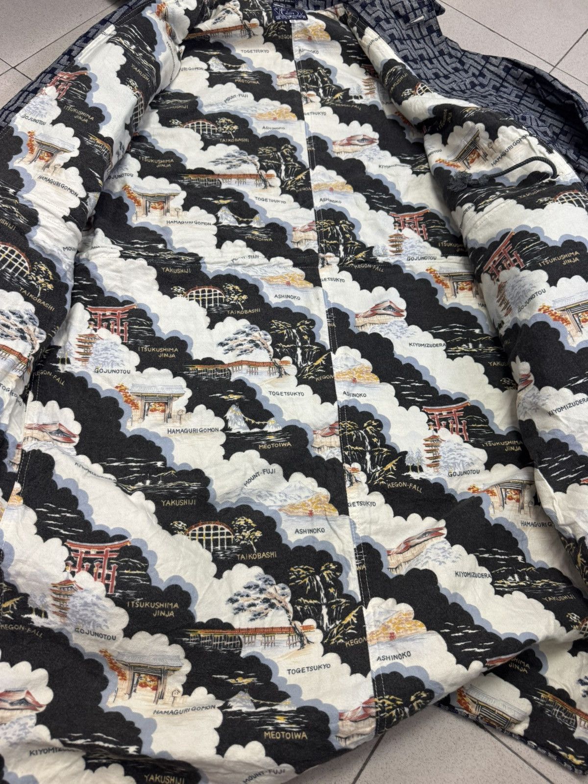 Evisu EVISU BY HIDEHIKO YAMANE MONOGRAM LONG COAT JACKET Size US L / EU 52-54 / 3 - 5 Thumbnail