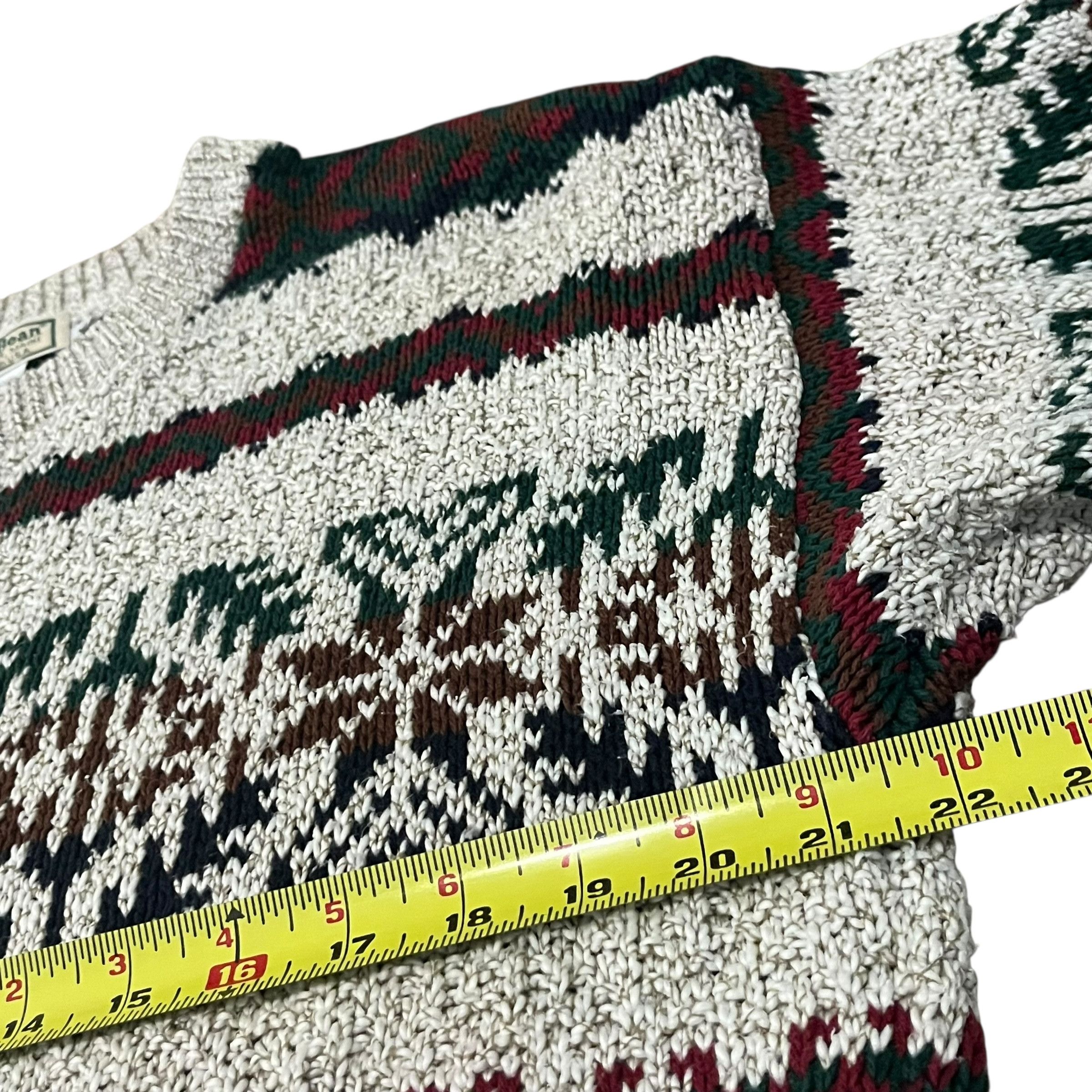 L.L. Bean VINTAGE LL Bean Knit Sweater Made in USA Size US M / EU 48-50 / 2 - 4 Thumbnail