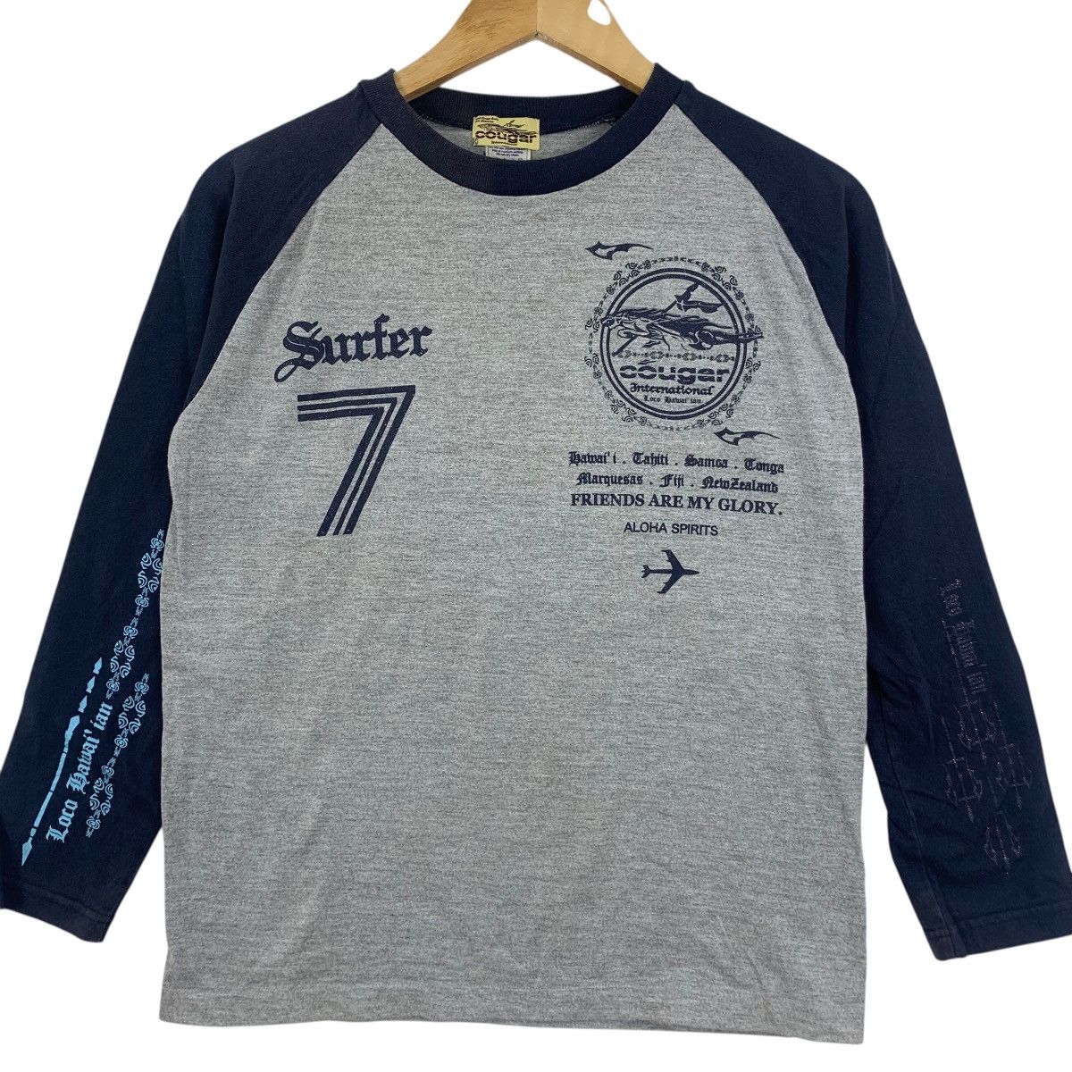 Other LOCO HAWAII COUGAR Surfer Tribal Logo Tee Shirt Top Surf Size US M / EU 48-50 / 2 - 4 Thumbnail