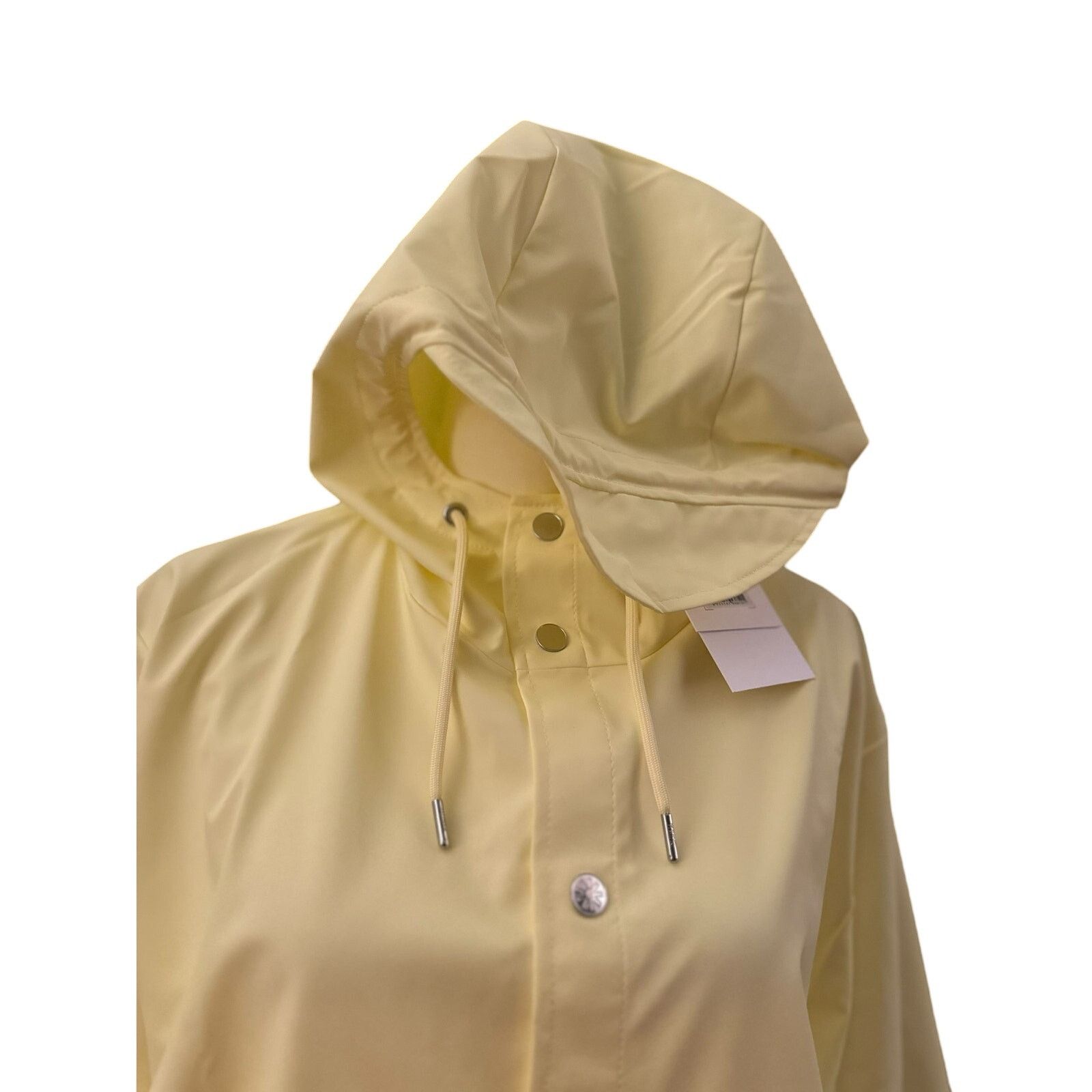Rains Rains Waterproof Jacket, Straw Color, Size XL, NWT, Unisex Size XL / US 12-14 / IT 48-50 - 6 Thumbnail