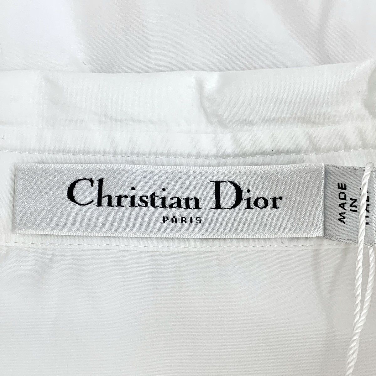 Dior Dior White Bee Embroidered Short Sleeve Shirt K26WX Size XS / US 0-2 / IT 36-38 - 5 Thumbnail