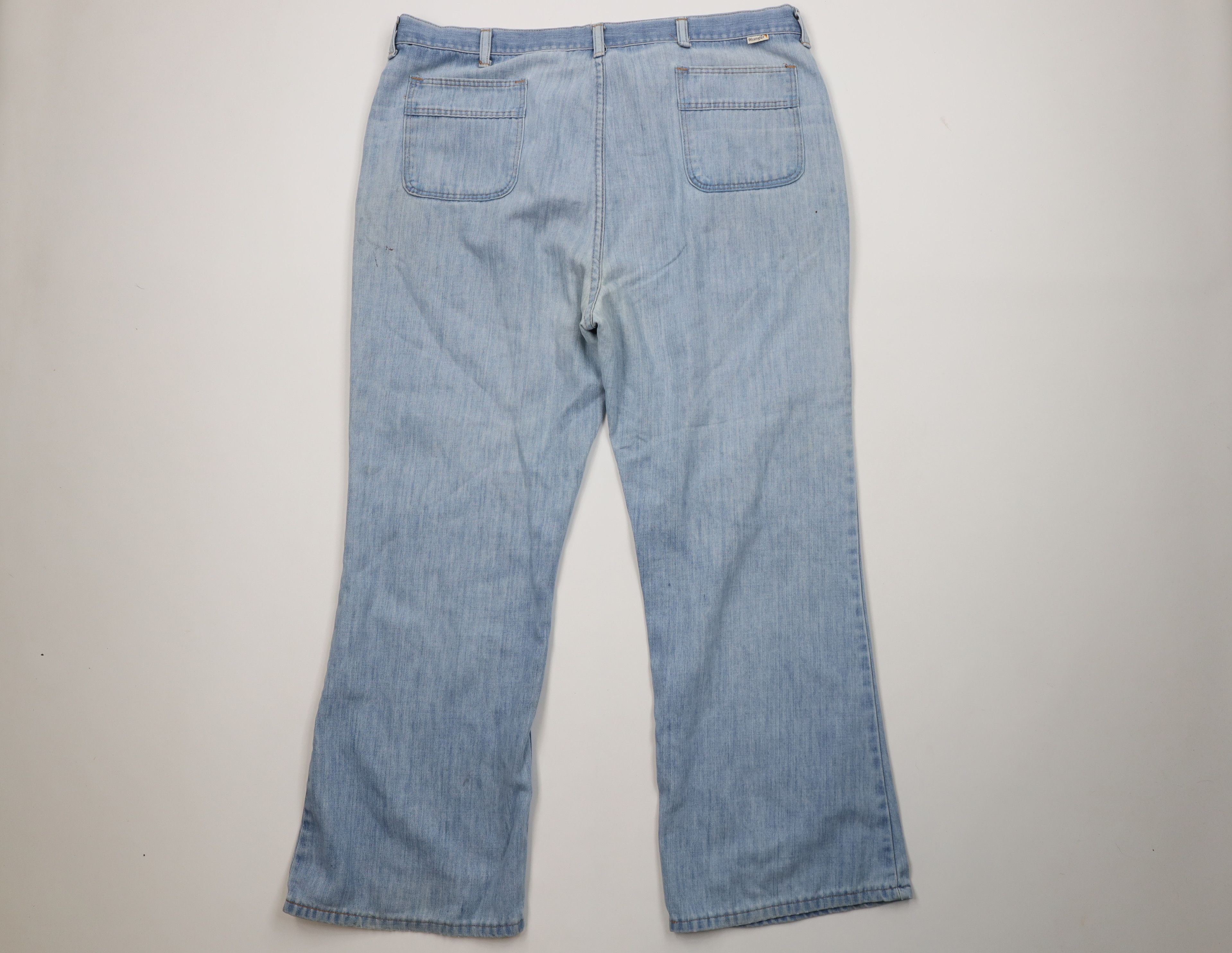 Wrangler Vintage 70s Wrangler Flared Bell Bottoms Denim Jeans USA Size US 40 / EU 56 - 11 Thumbnail