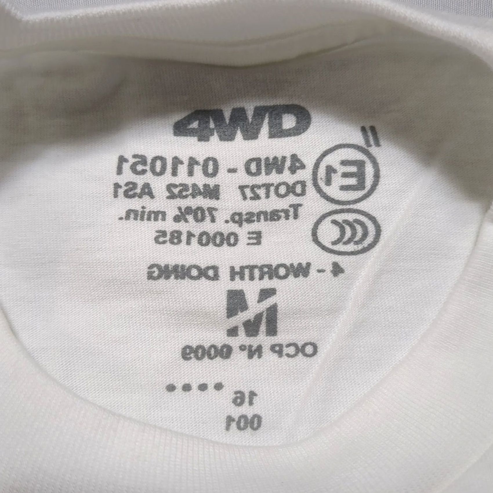Vintage 4Worth Doing aNYthing White T-Shirt Men M Crew Neck Short Sleeve Graphic Print Logo Casual Streetwear Mens Size US M / EU 48-50 / 2 - 4 Thumbnail