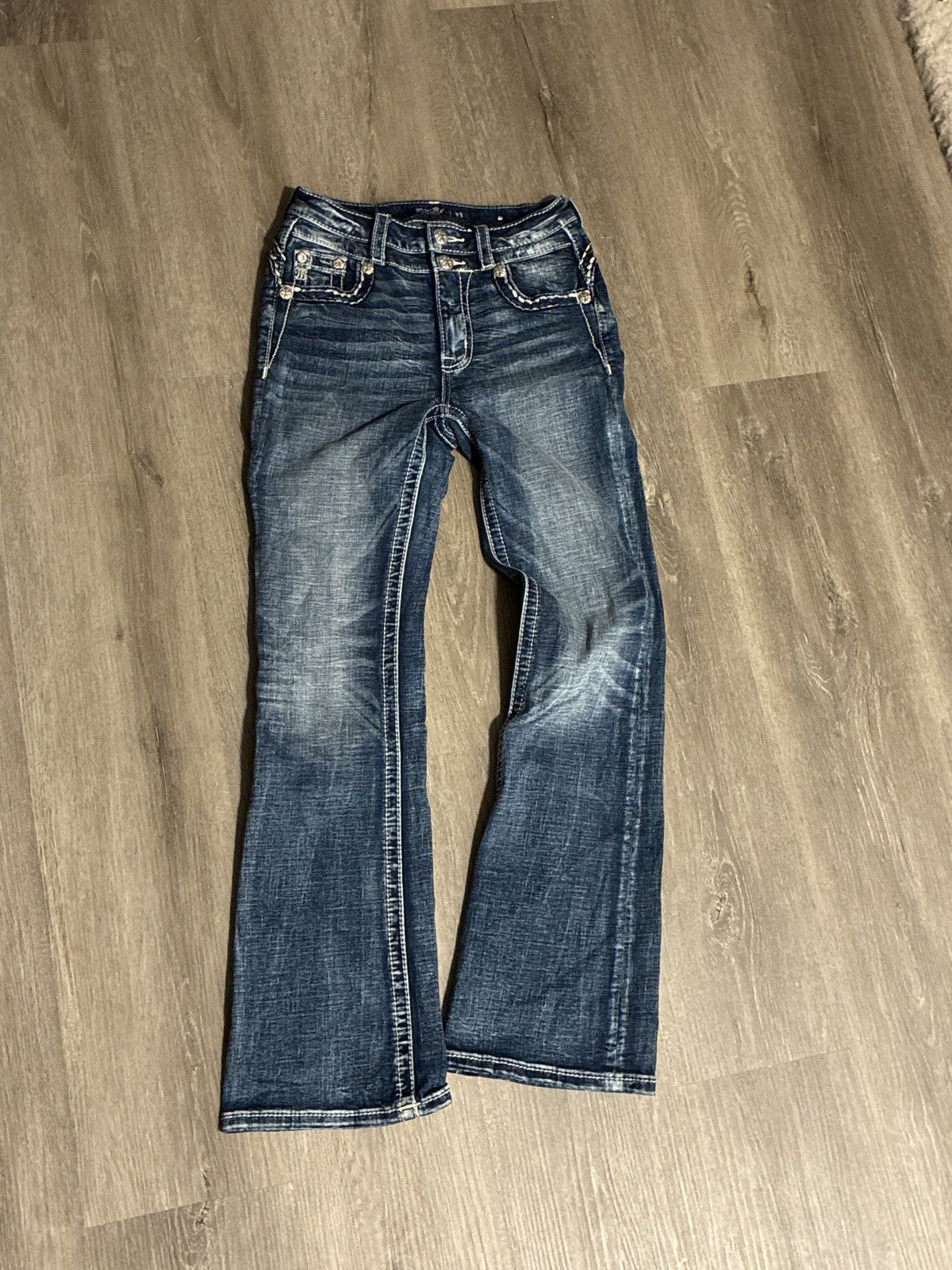 Miss Me Miss Me Highrise Boot Denim Size 23" - 1 Thumbnail
