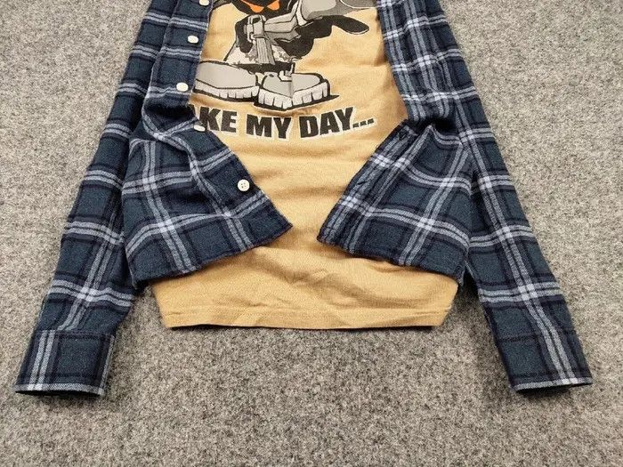 Flannel Vintage Flannel Shirt Travis Scott Style Y2K Style Size US XL / EU 56 / 4 - 7 Thumbnail