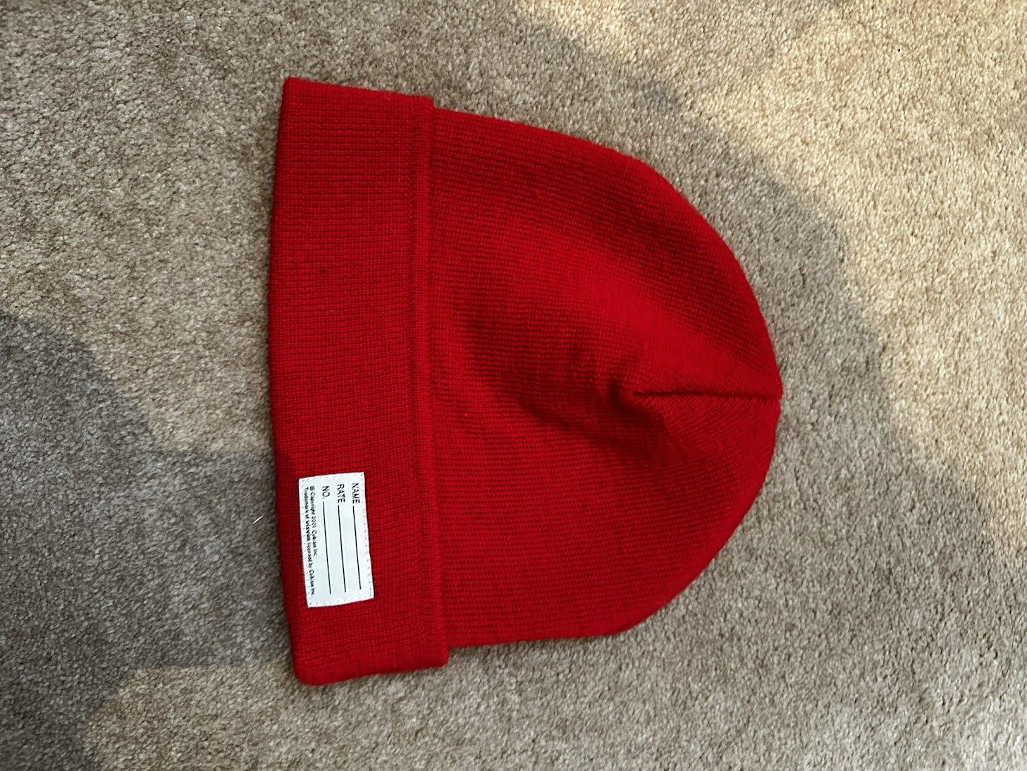 Red Wool Beanie - DMC99
