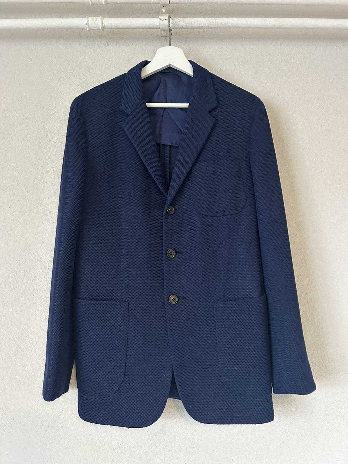 Prada Prada Textured Blazer Size 46 Size US S / EU 44-46 / 1 - 1 Thumbnail