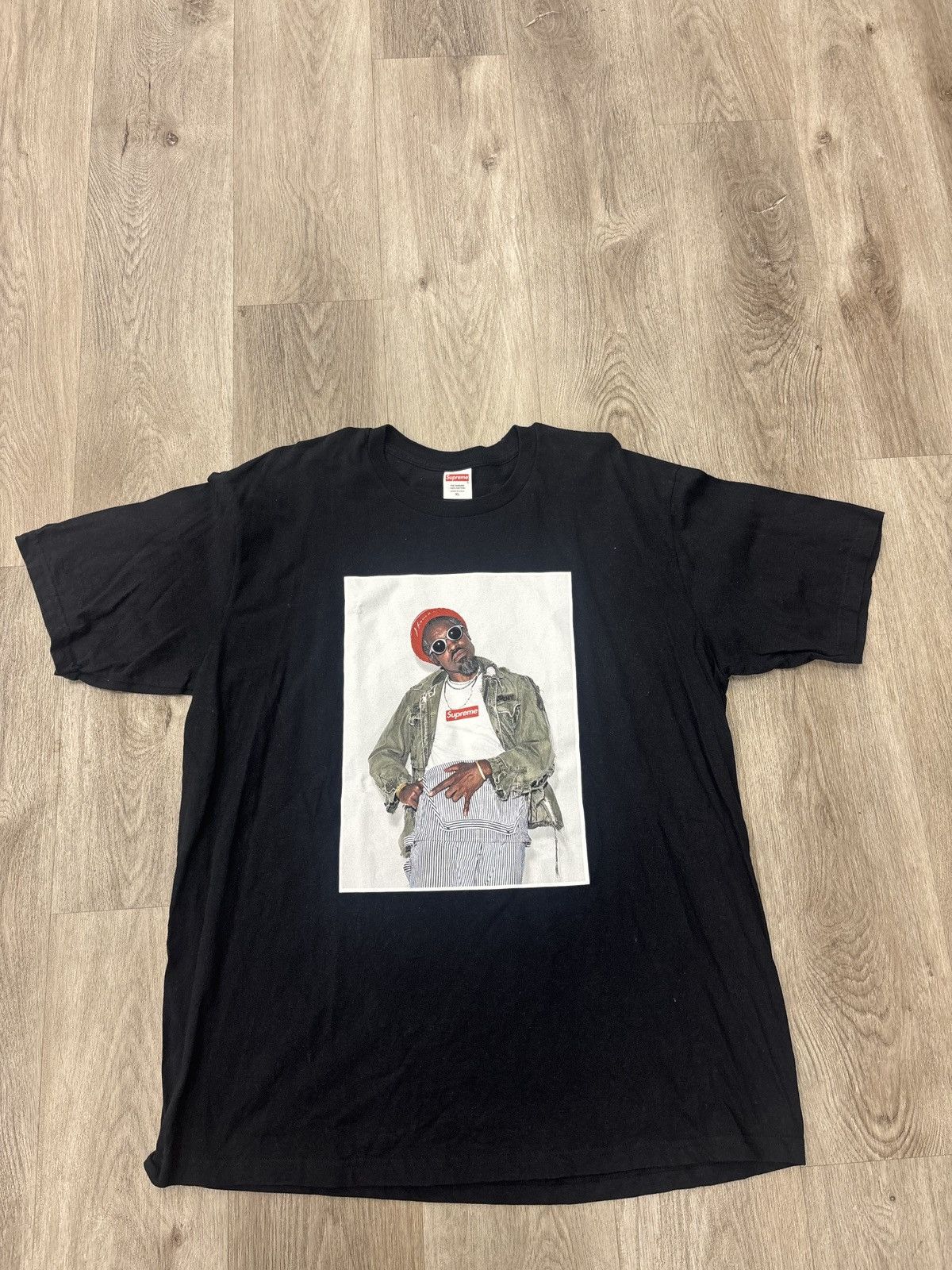 Supreme André 3000 Tee Black Size XL Brand New / Never Worn