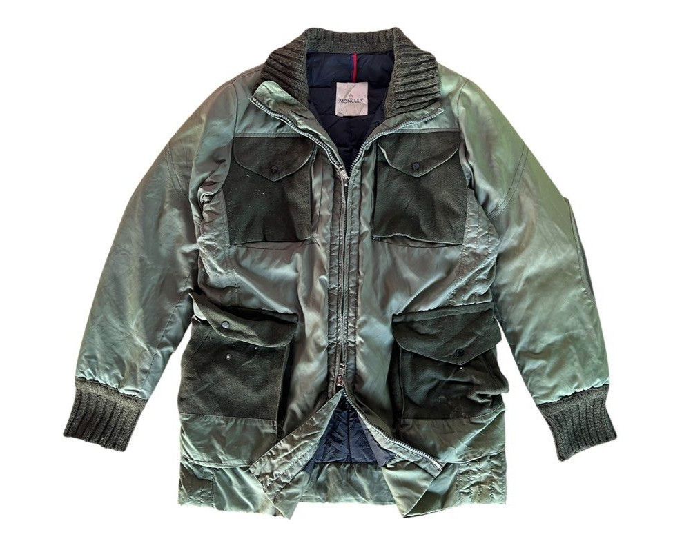 Moncler Vintage MONCLER Parka Heavy Sunfaded Jacket Size US M / EU 48-50 / 2 - 1 Thumbnail