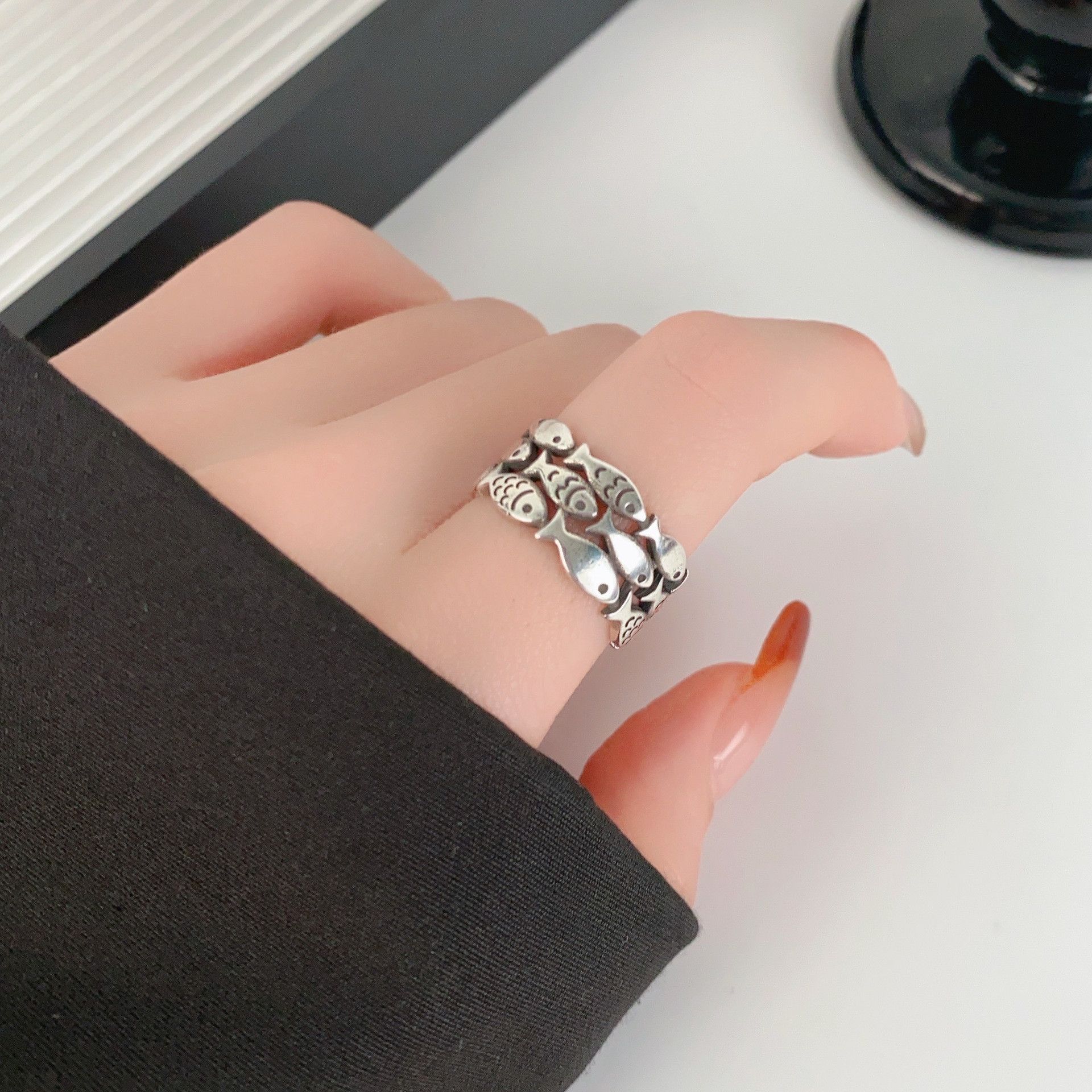 Jewelry Crazy Jewelry Rings Open Size Chrome Ring (Size 7-13) Size ONE SIZE - 1 Thumbnail