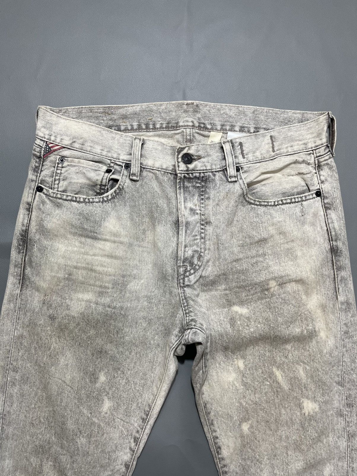 RRL Ralph Lauren RARE Denim Supply RL mudwash Distrssed Jeans Size US 34 / EU 50 - 3 Thumbnail