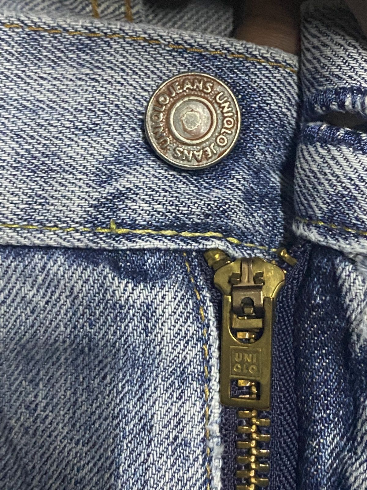Uniqlo Vintage Uniqlo S003 Faded Wash Distressed Baggy Jeans Size US 32 / EU 48 - 8 Thumbnail