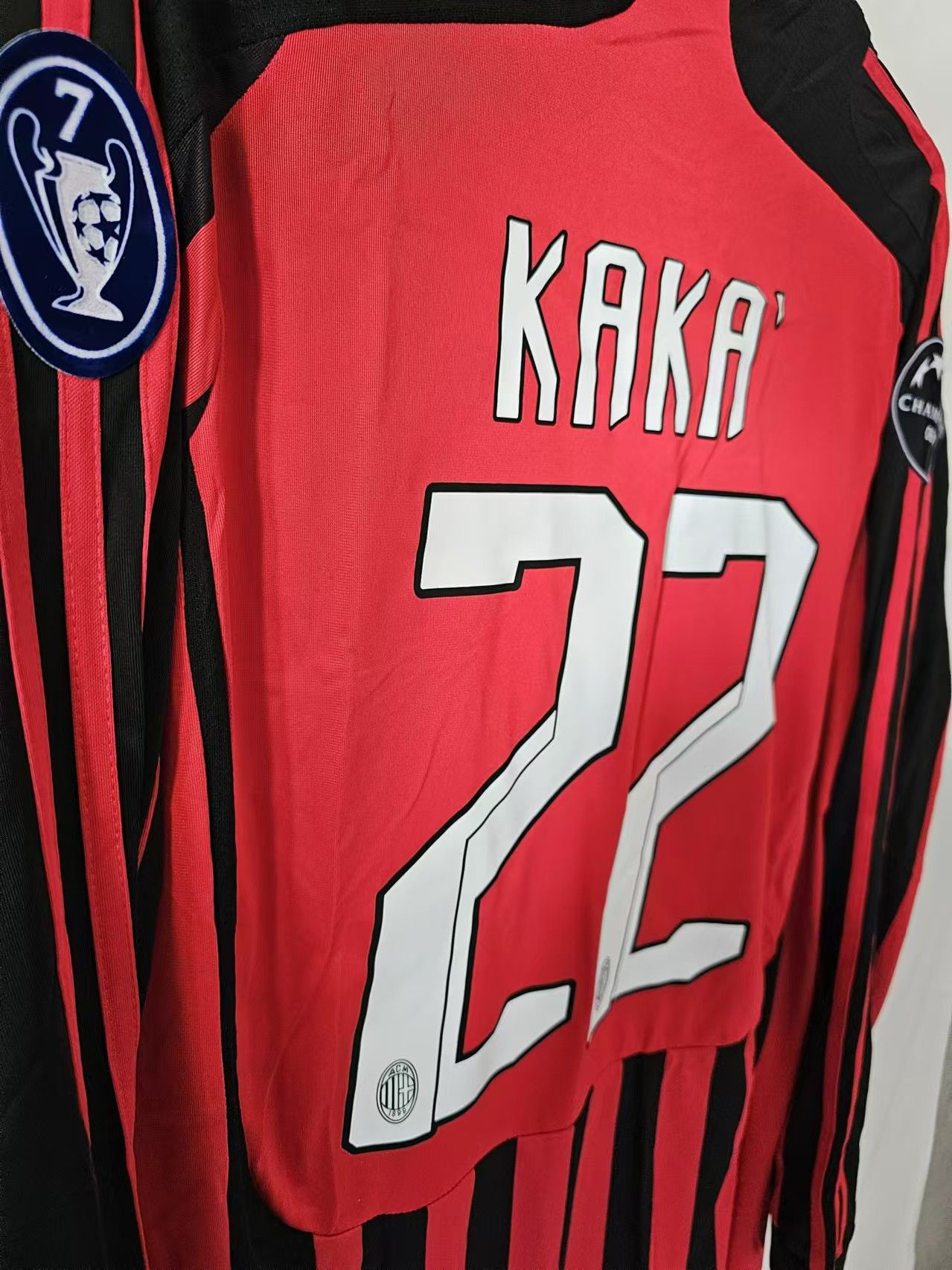 Other 2007 08 AC Milan #22 Kaka Jersey Home Size US XXL / EU 58 / 5 - 4 Thumbnail