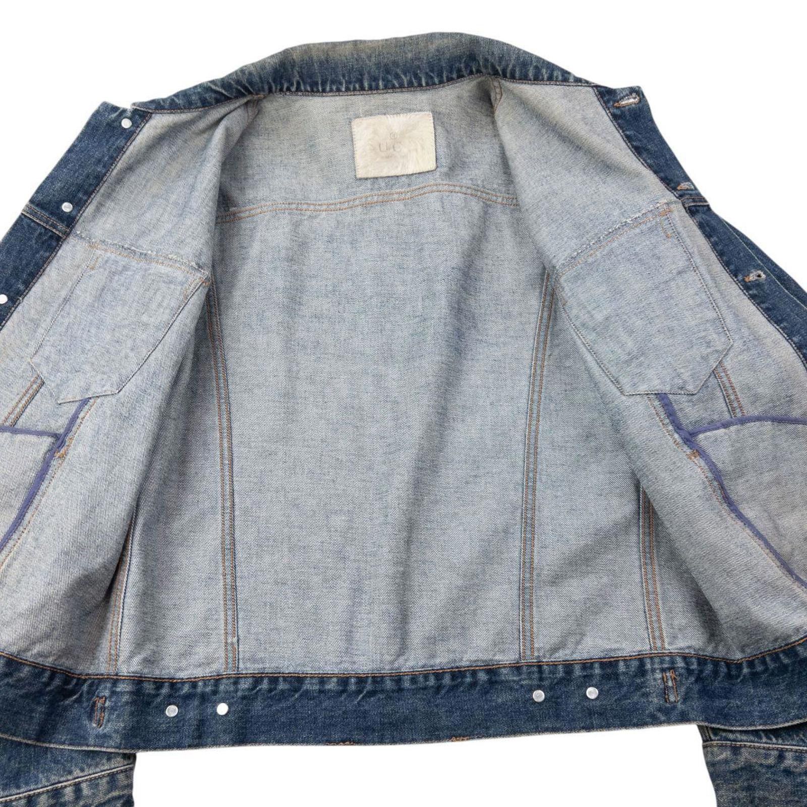 Gucci Vintage 2000s Gucci Button Up Denim Jacket Womens Size L Size US L / EU 52-54 / 3 - 4 Thumbnail