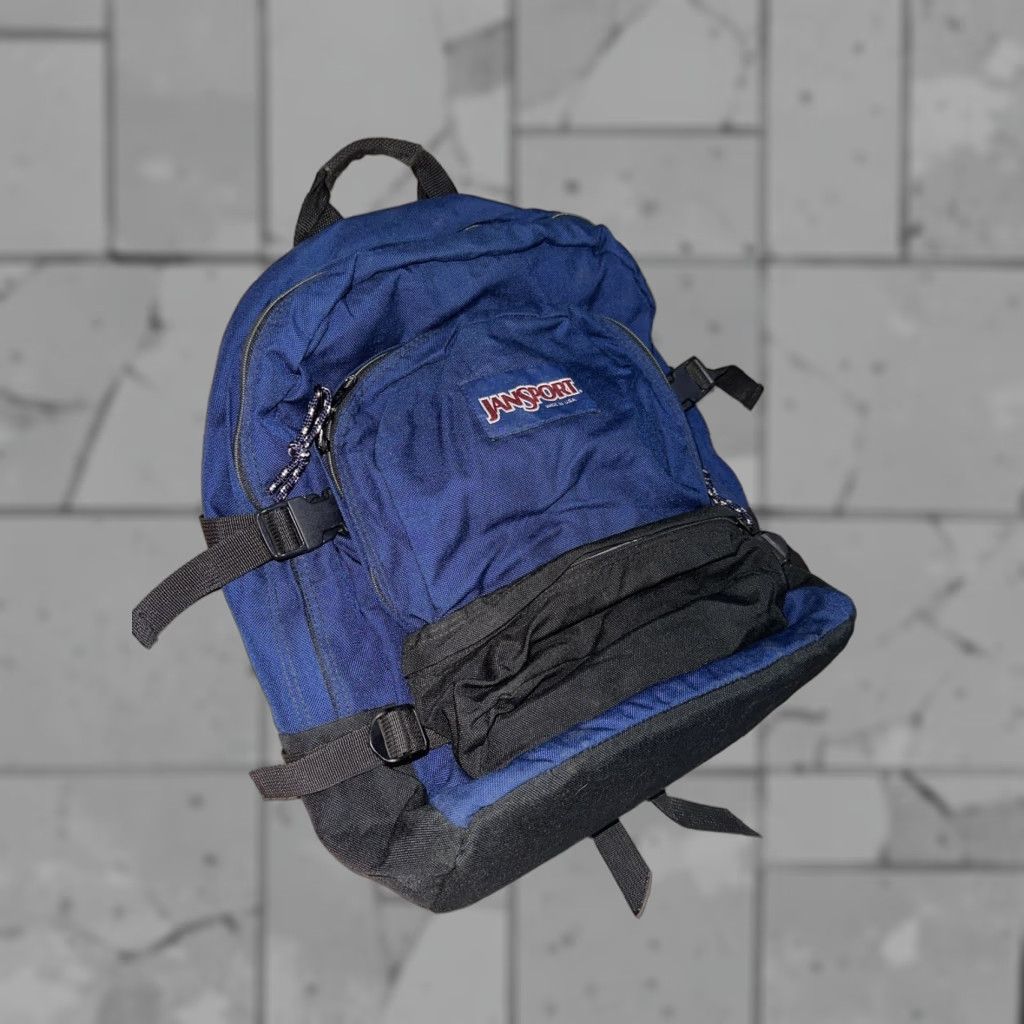 Jansport × Vintage Vintage Jansport Backpack Rubber Bottom | Grailed