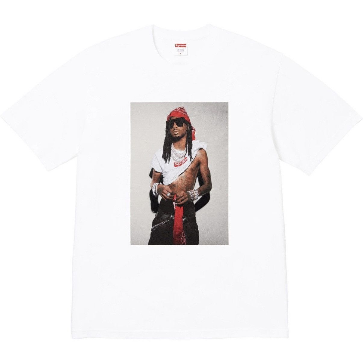 Supreme SUPREME - Playboi Carti / WHITE TEE S Size US S / EU 44-46 / 1 - 1 Preview