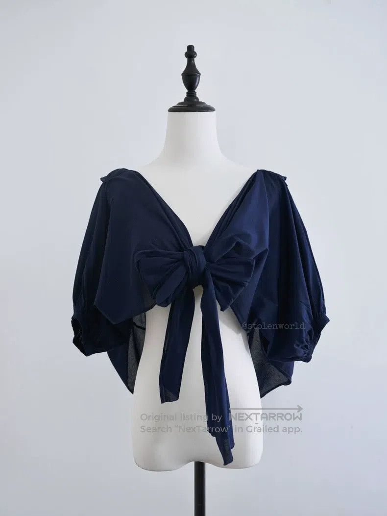 Comme des Garcons Comme Des Garcons Lace Tie Top Size M / US 6-8 / IT 42-44 - 1 Thumbnail